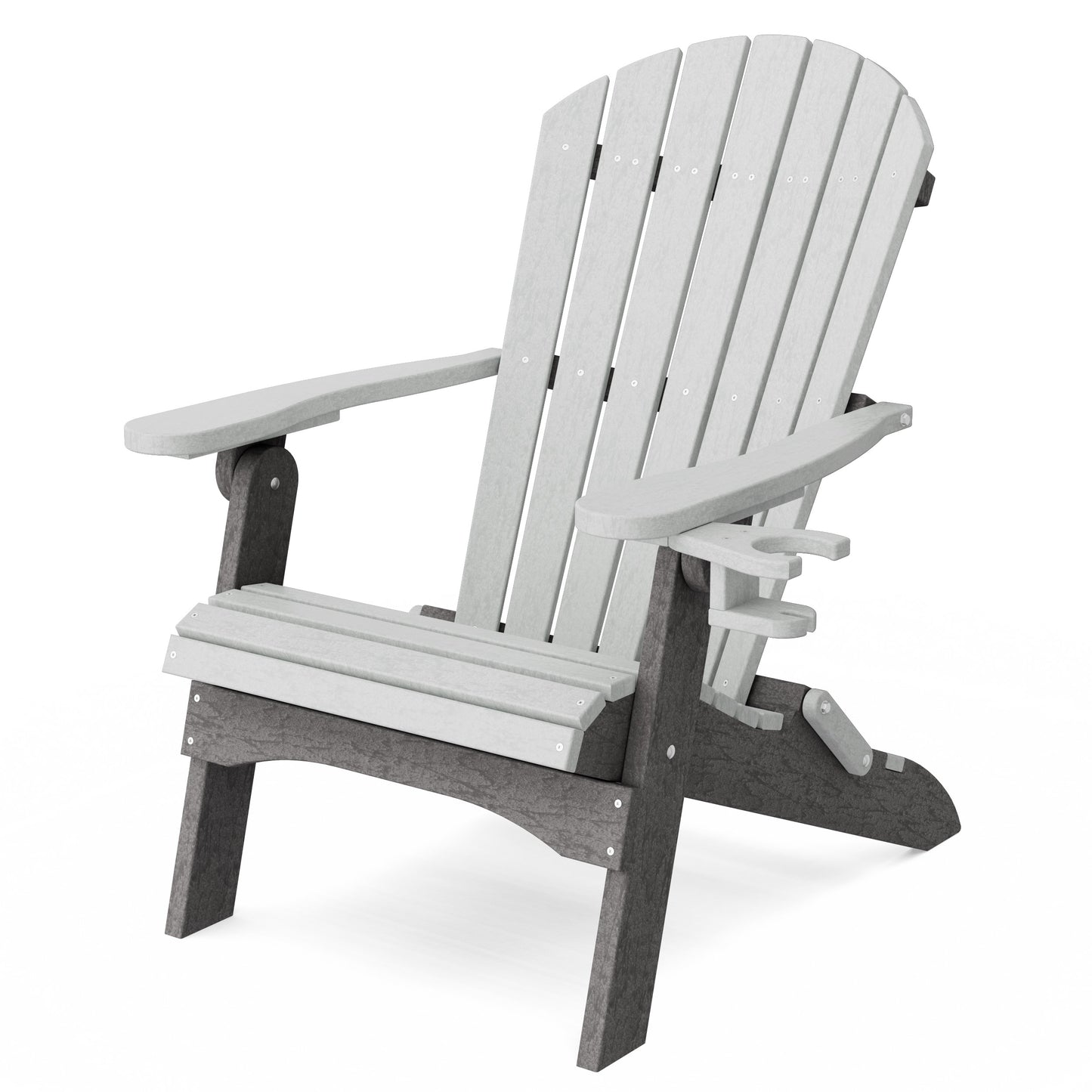 Heritage Folding Adirondack Chair with Cup Holder
