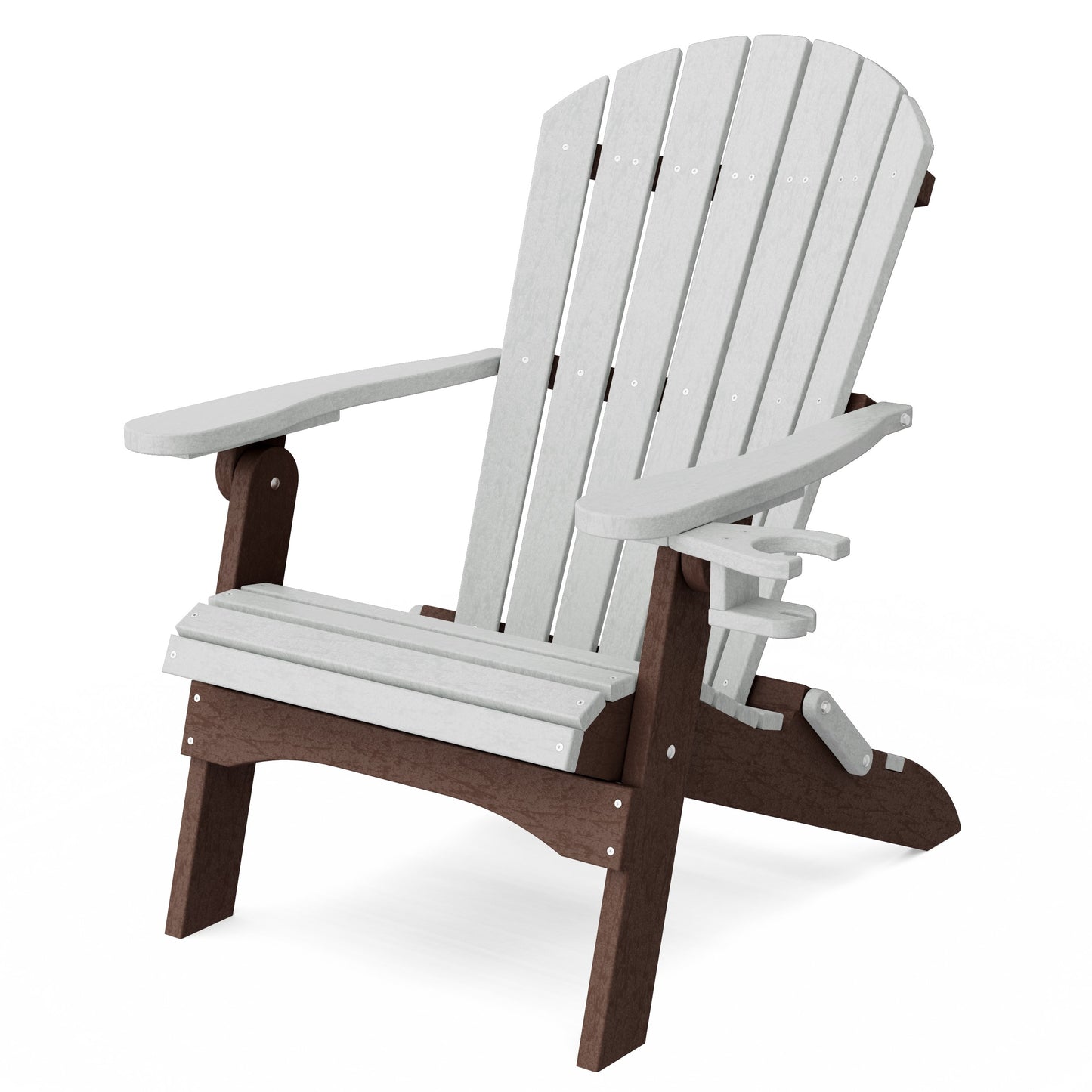 Heritage Folding Adirondack Chair with Cup Holder