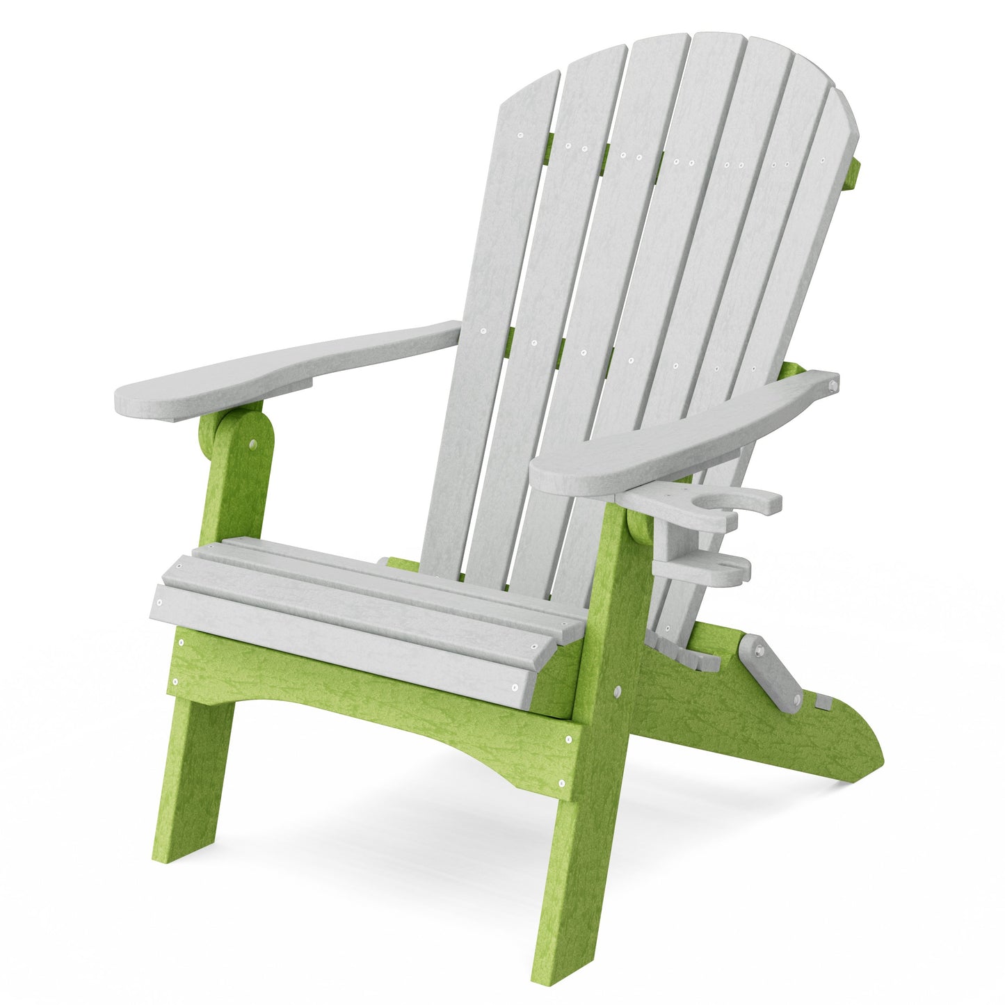 Heritage Folding Adirondack Chair with Cup Holder