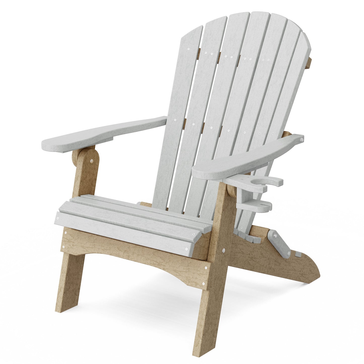 Heritage Folding Adirondack Chair with Cup Holder