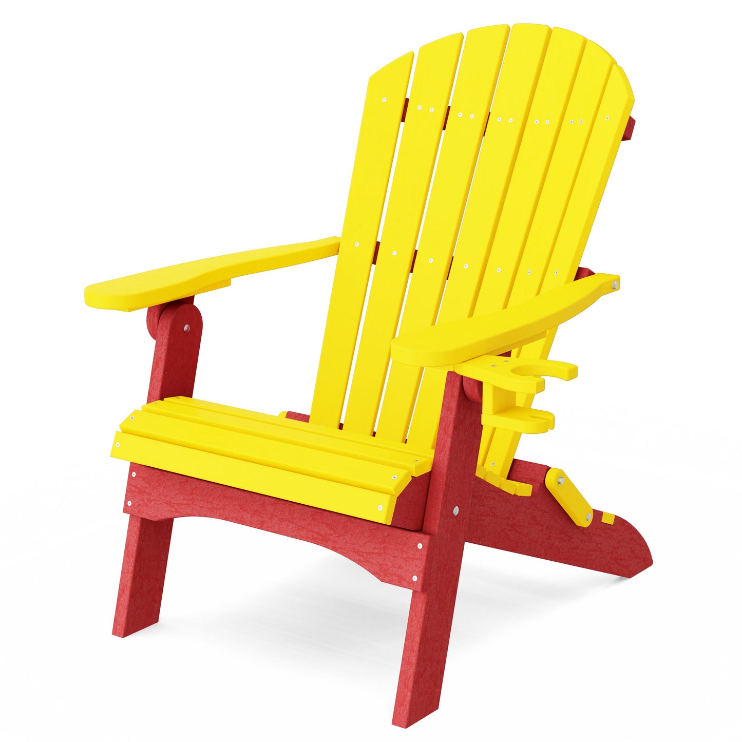 Heritage Folding Adirondack Chair with Cup Holder