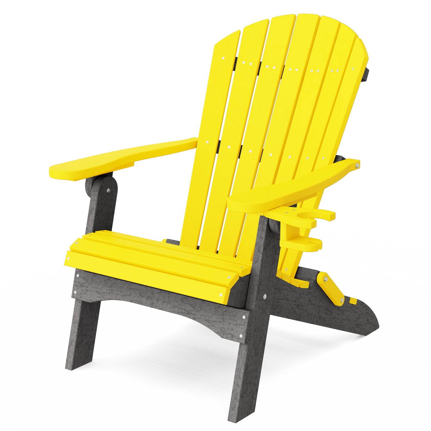 Heritage Folding Adirondack Chair with Cup Holder