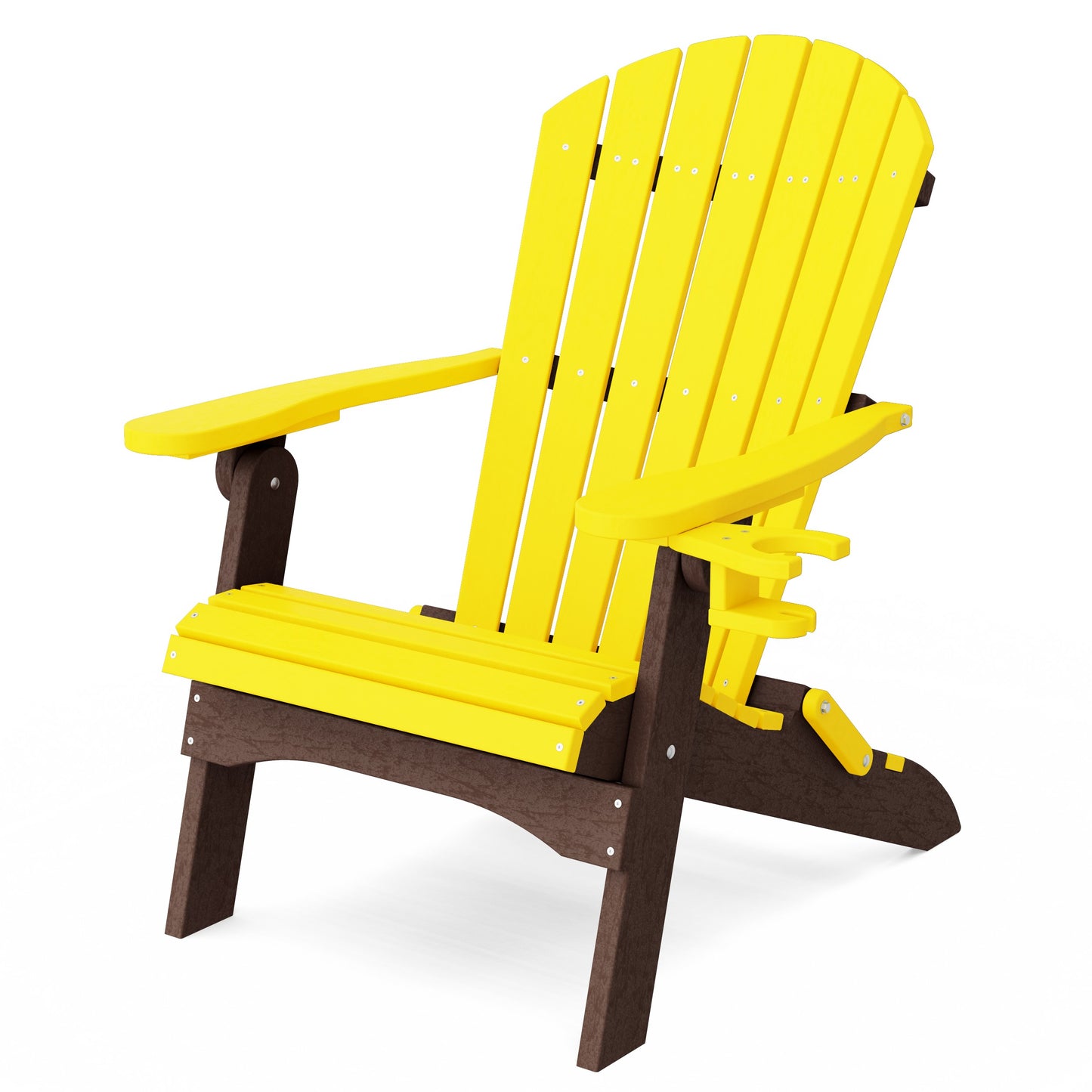 Heritage Folding Adirondack Chair with Cup Holder