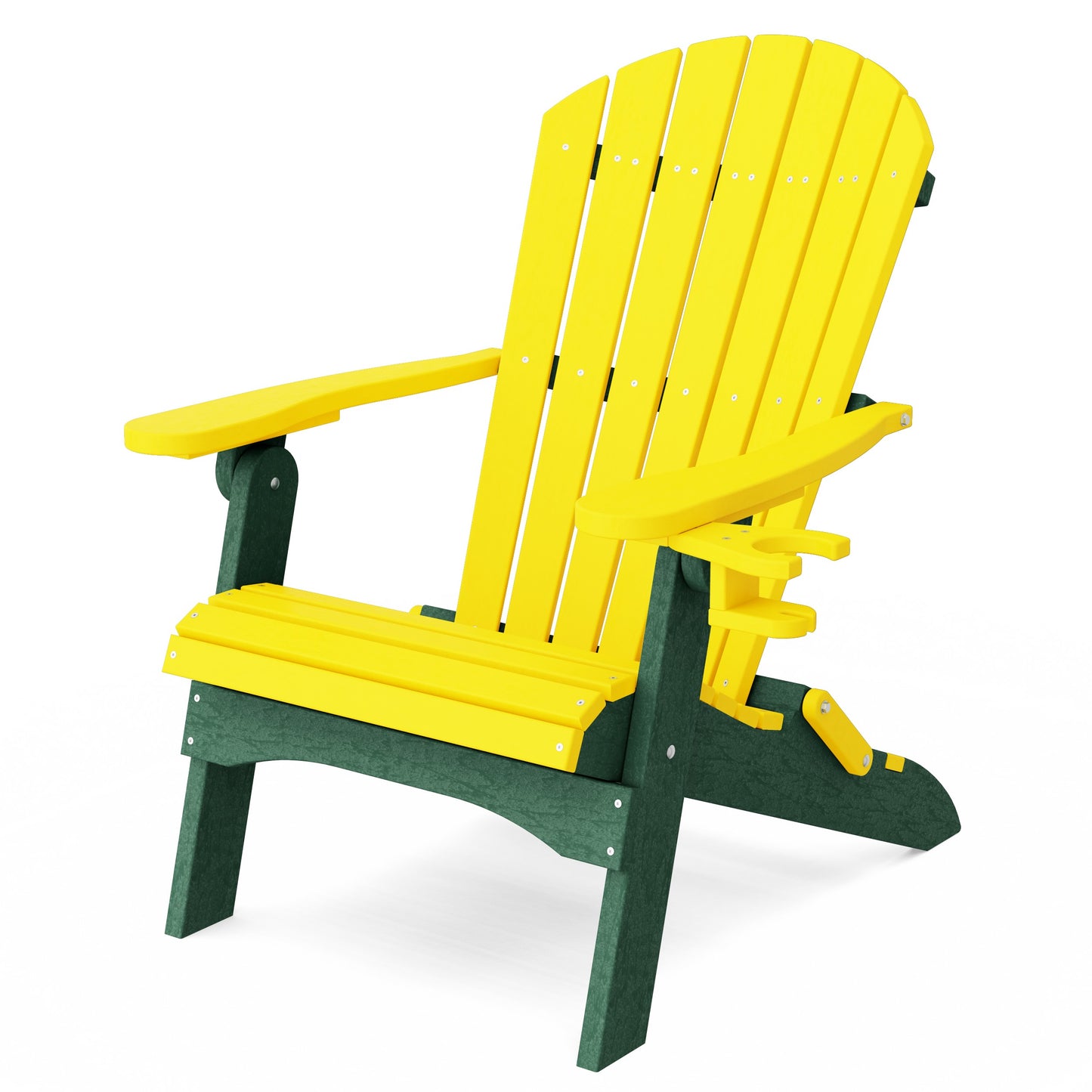Heritage Folding Adirondack Chair with Cup Holder