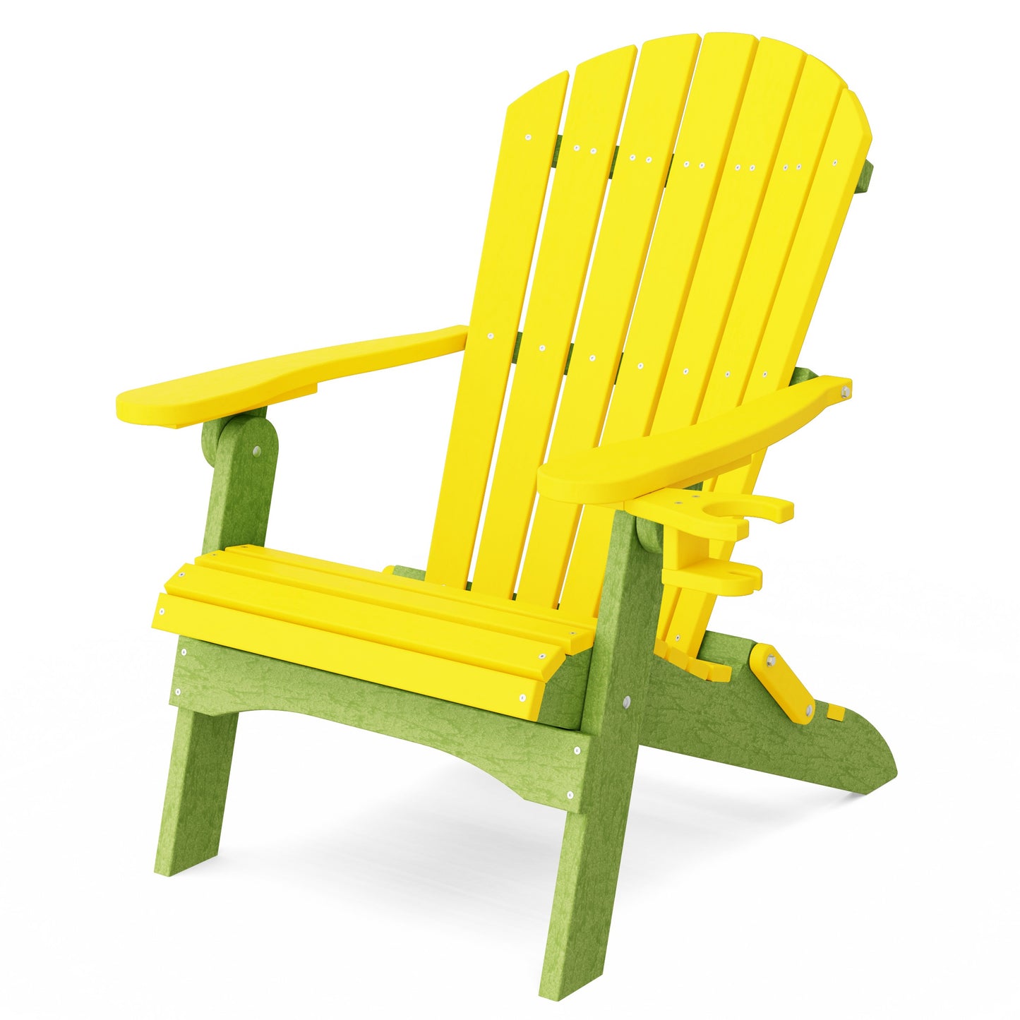 Heritage Folding Adirondack Chair with Cup Holder