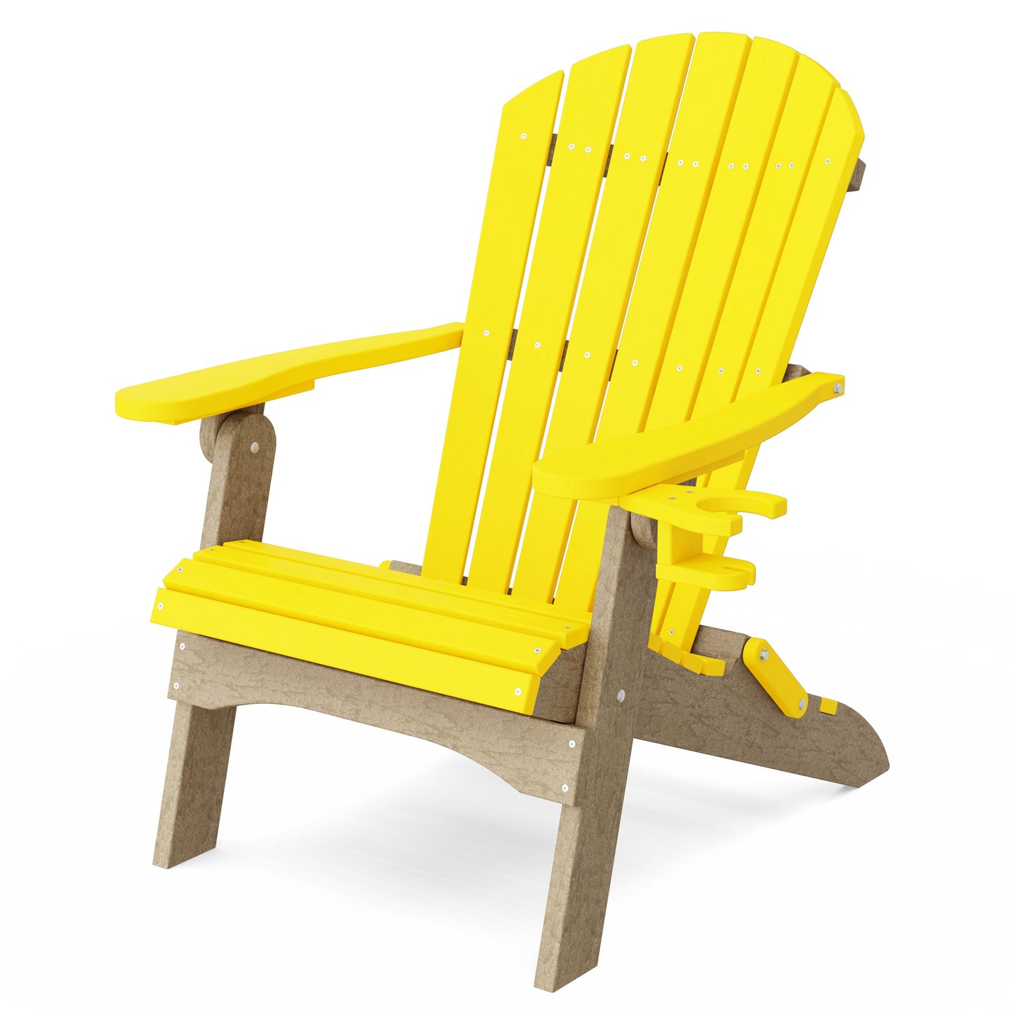 Heritage Folding Adirondack Chair with Cup Holder