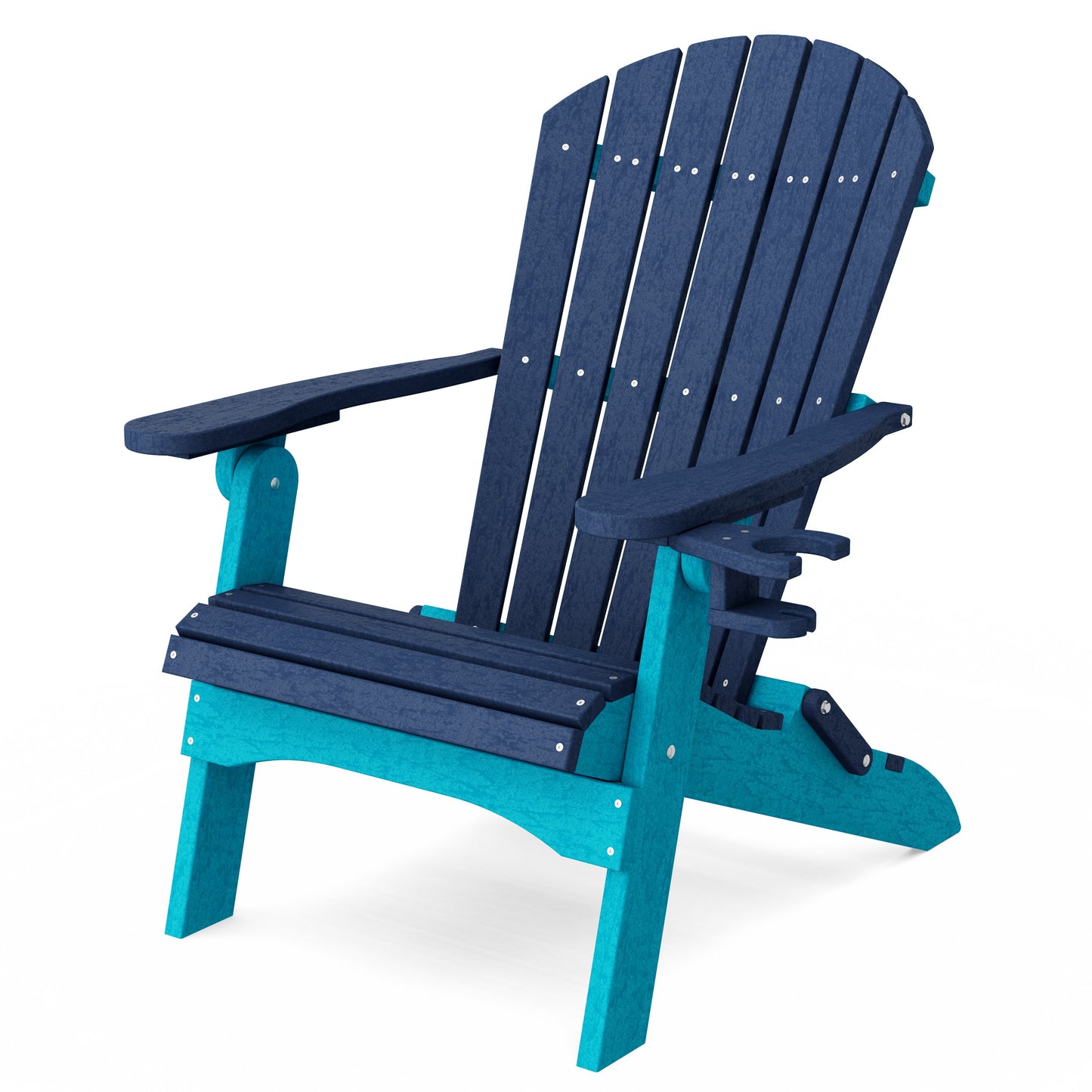 Heritage Folding Adirondack Chair with Cup Holder