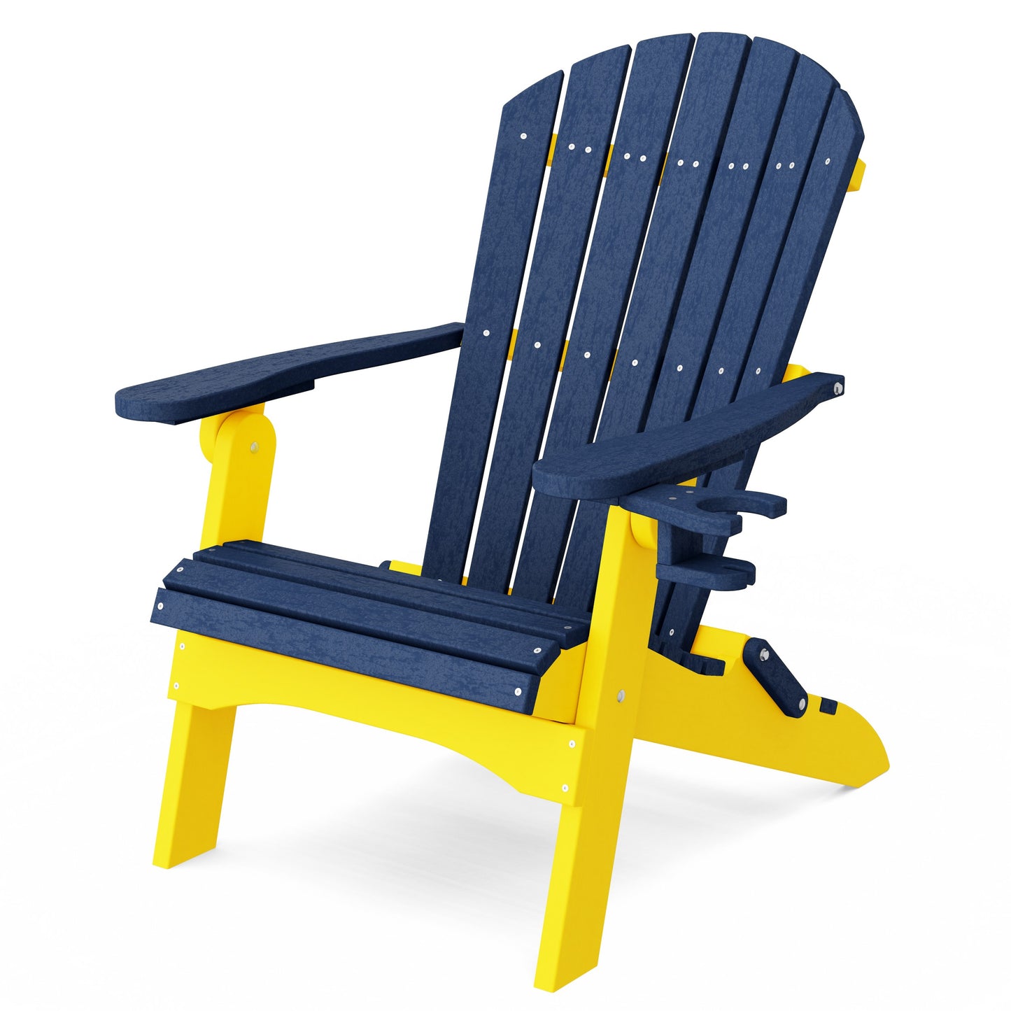 Heritage Folding Adirondack Chair with Cup Holder