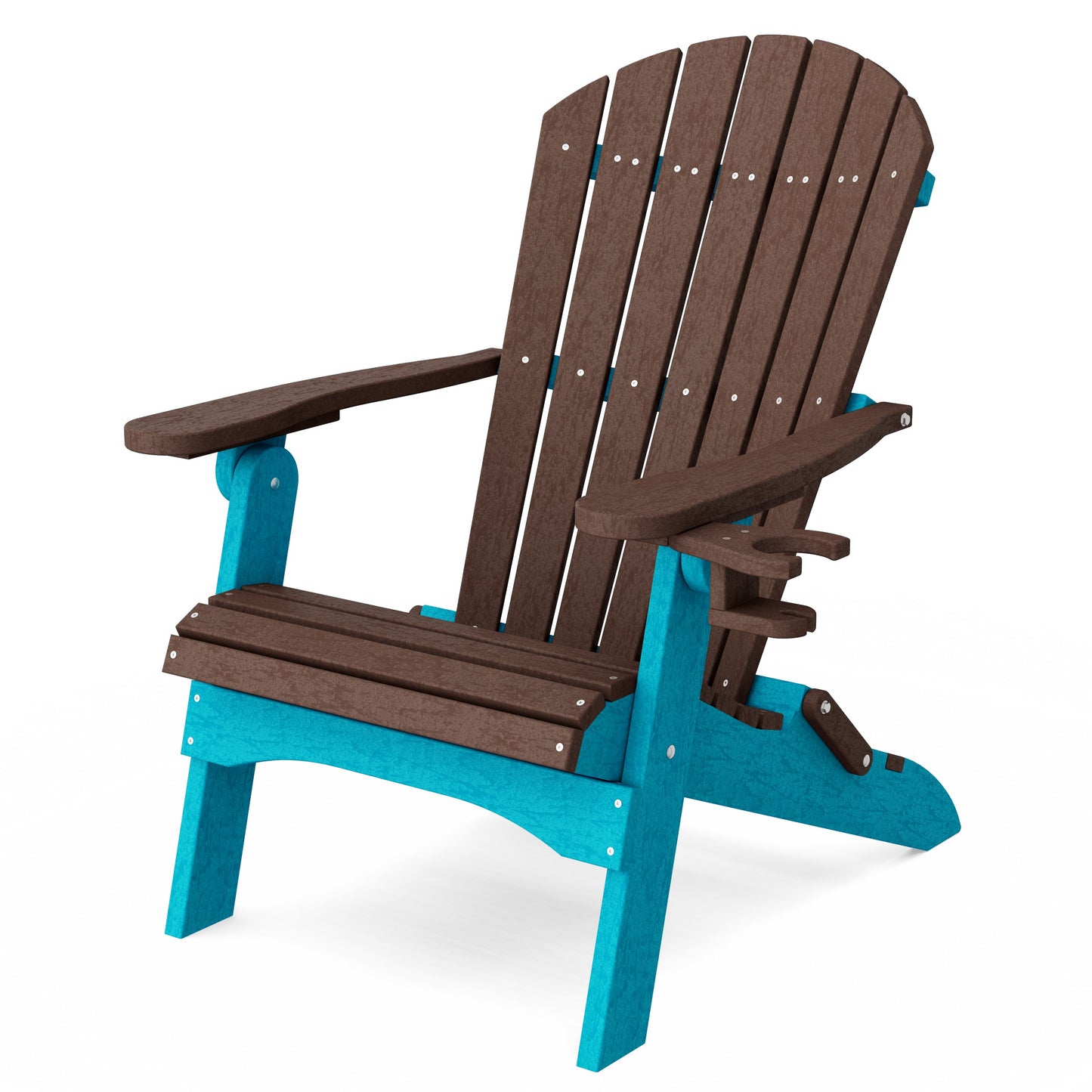 Heritage Folding Adirondack Chair with Cup Holder