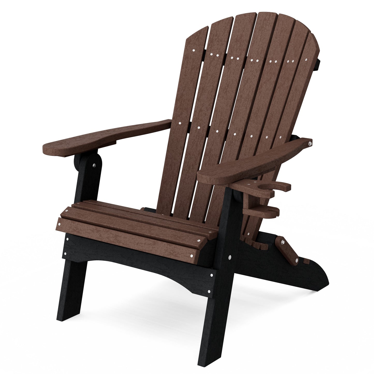 Heritage Folding Adirondack Chair with Cup Holder