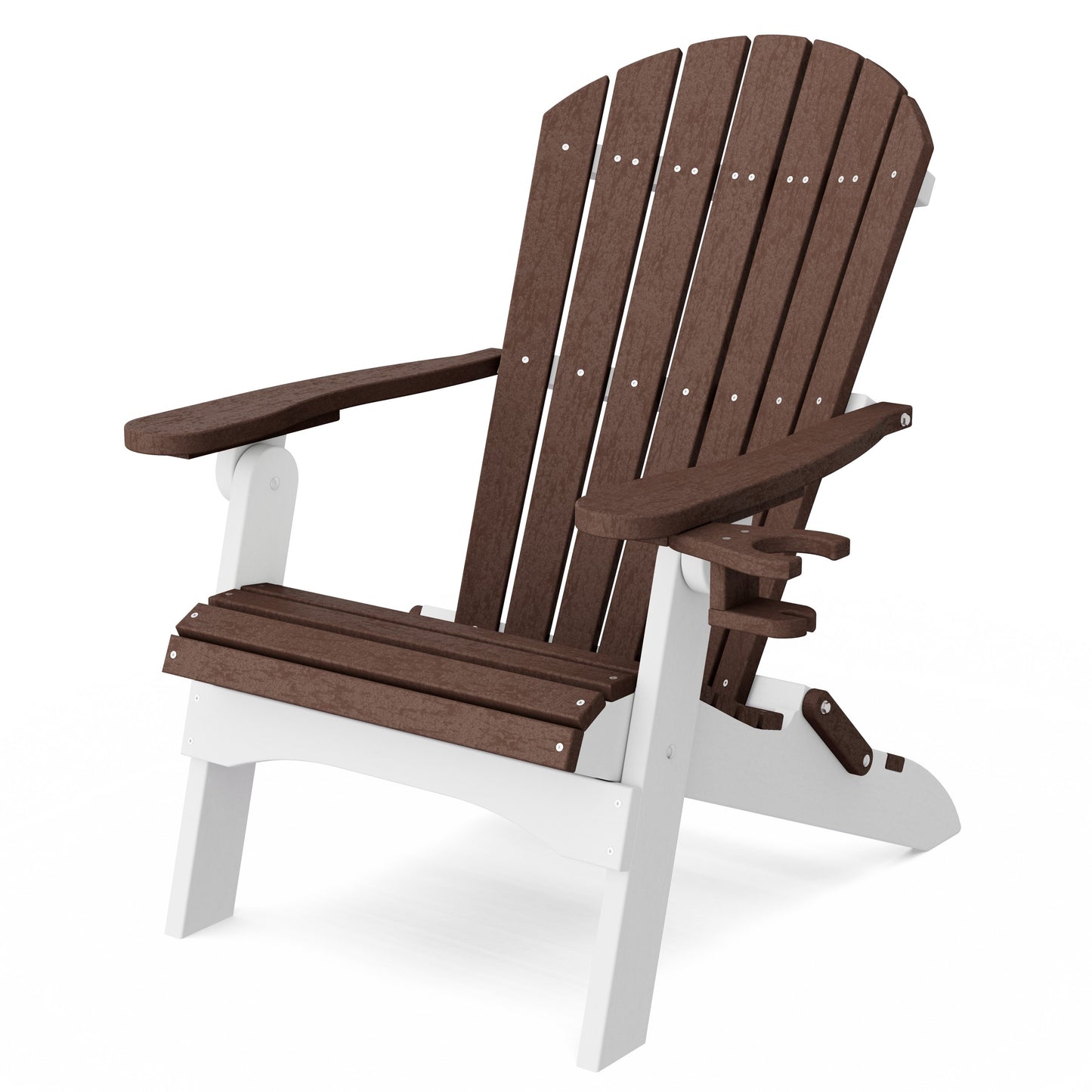Heritage Folding Adirondack Chair with Cup Holder