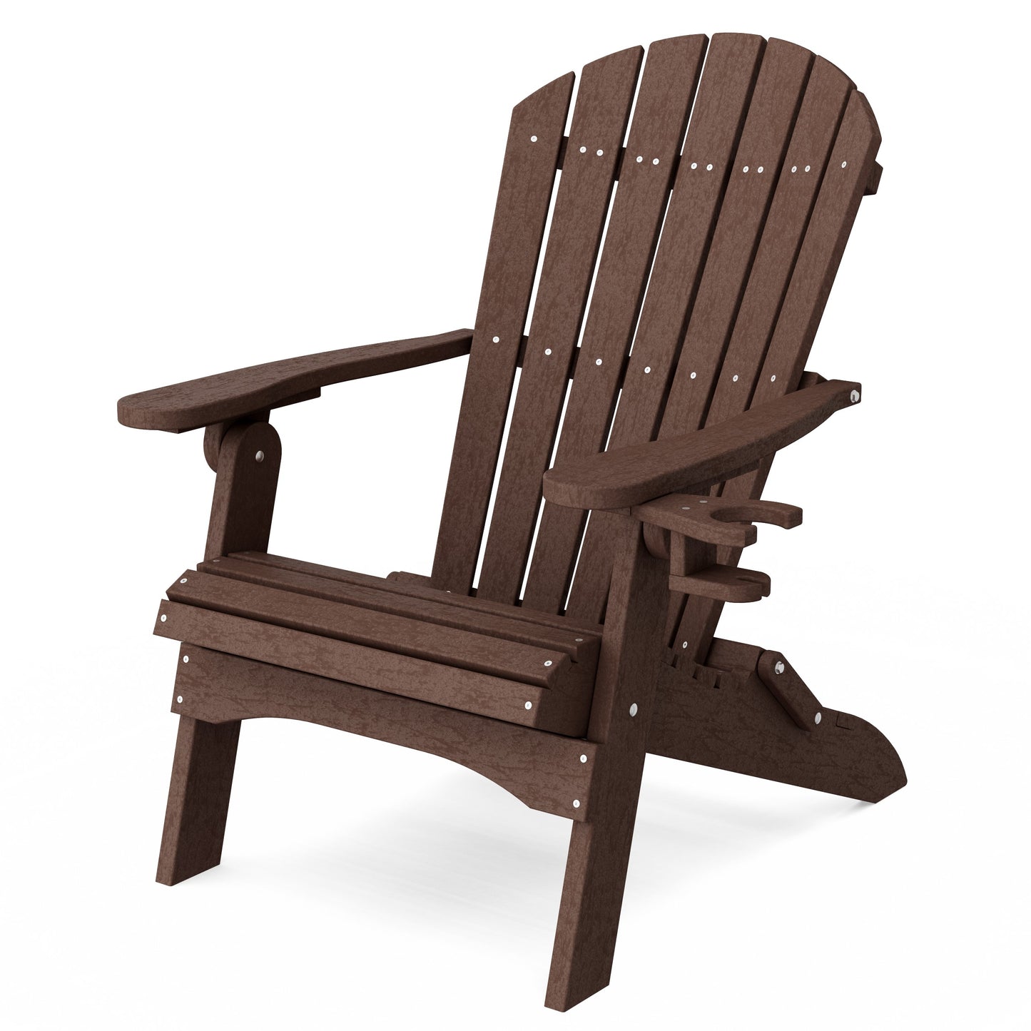 Heritage Folding Adirondack Chair with Cup Holder