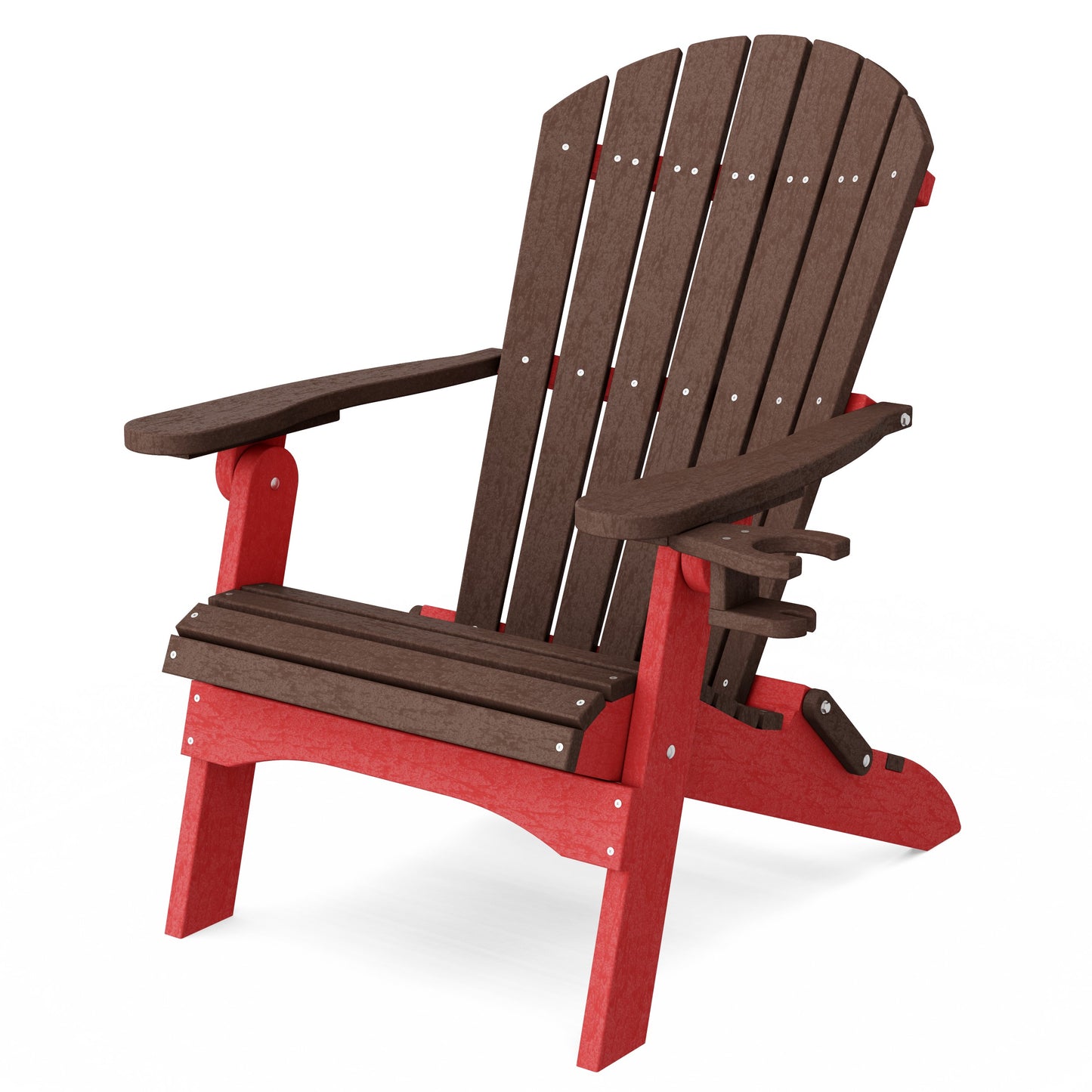 Heritage Folding Adirondack Chair with Cup Holder
