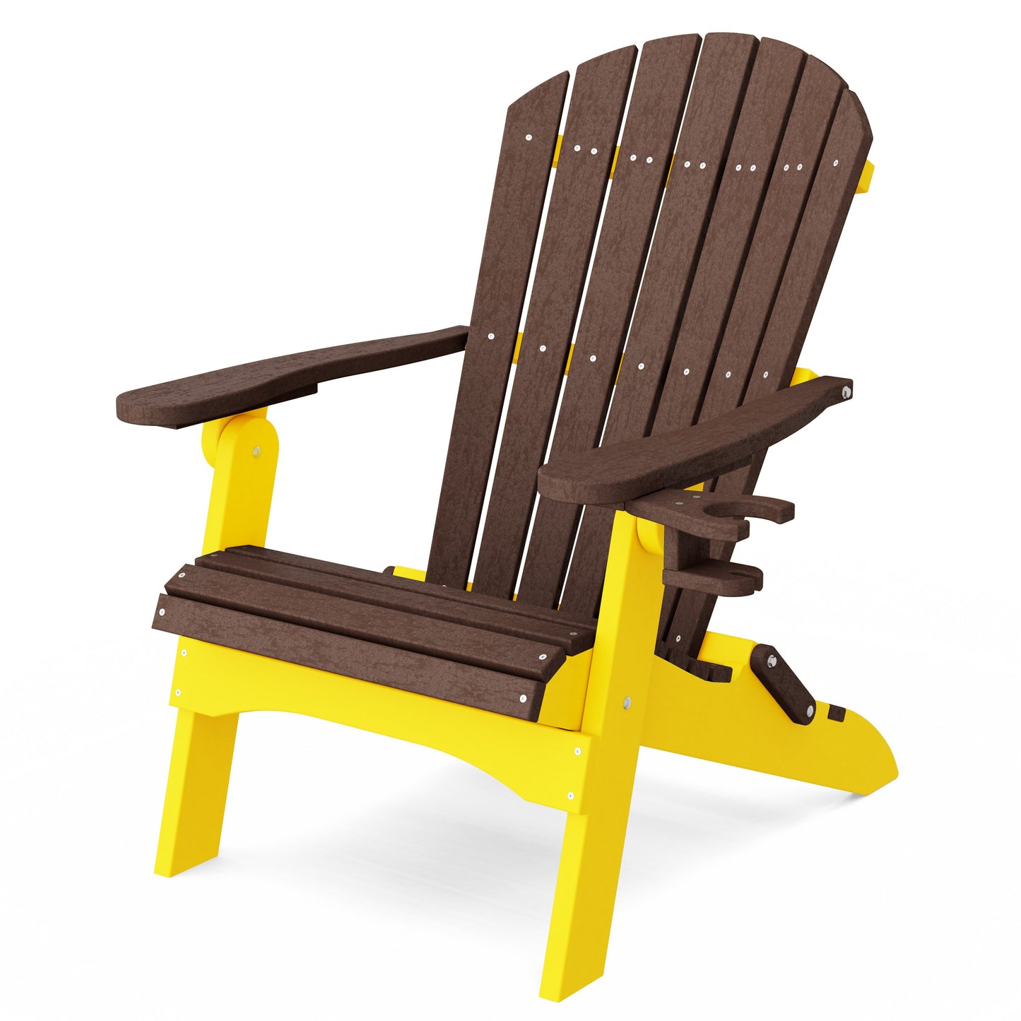 Heritage Folding Adirondack Chair with Cup Holder