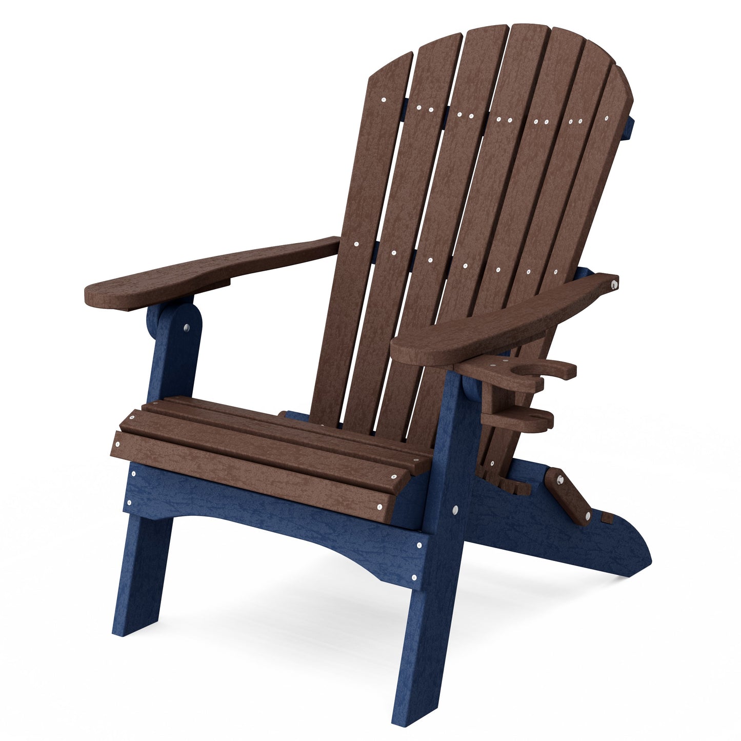 Heritage Folding Adirondack Chair with Cup Holder