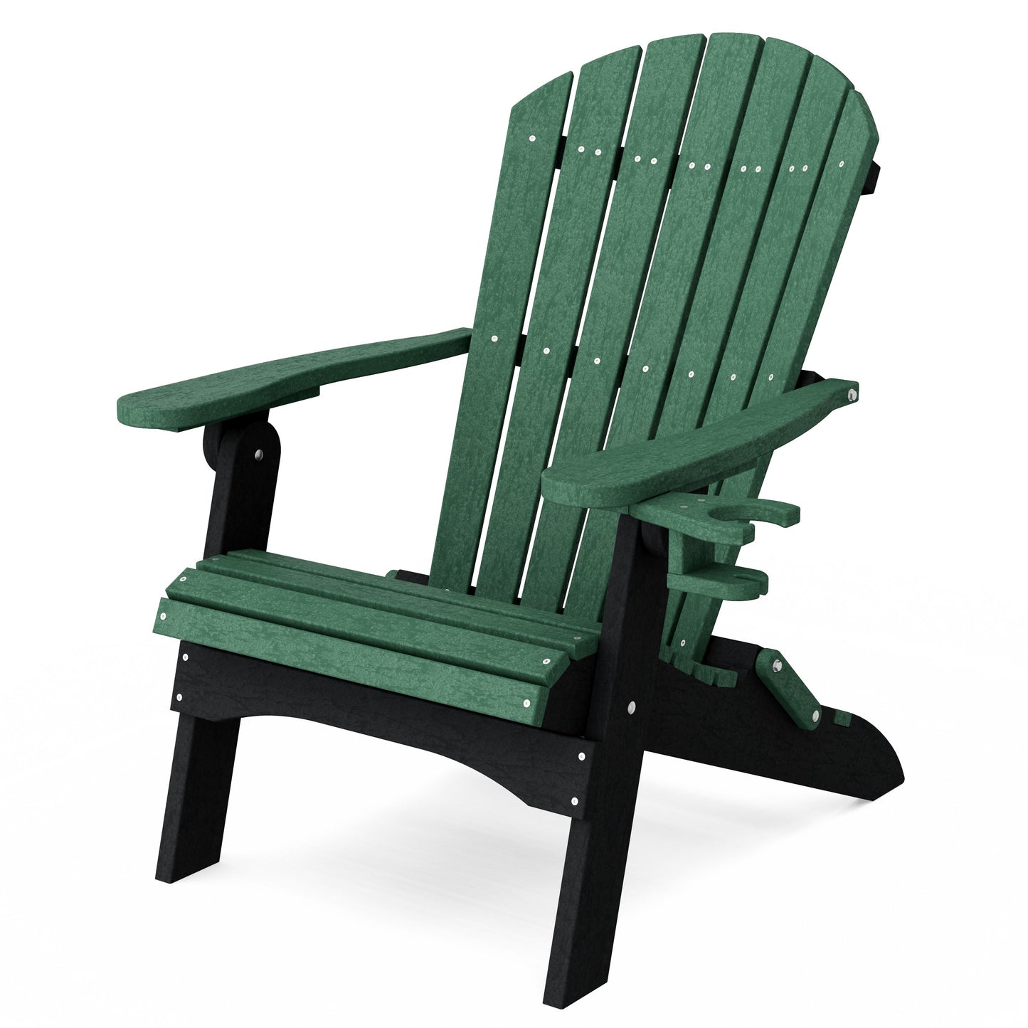 Heritage Folding Adirondack Chair with Cup Holder