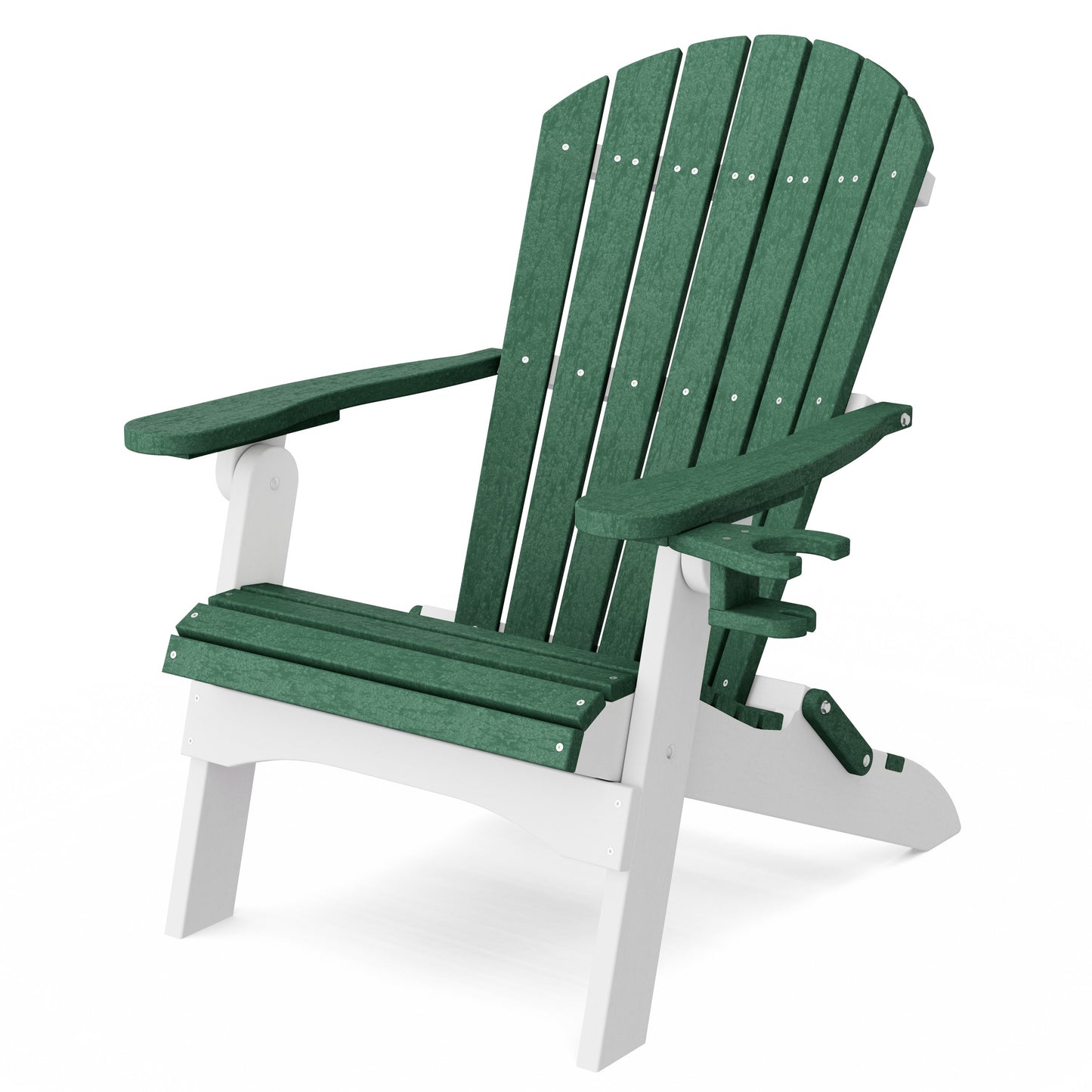 Heritage Folding Adirondack Chair with Cup Holder