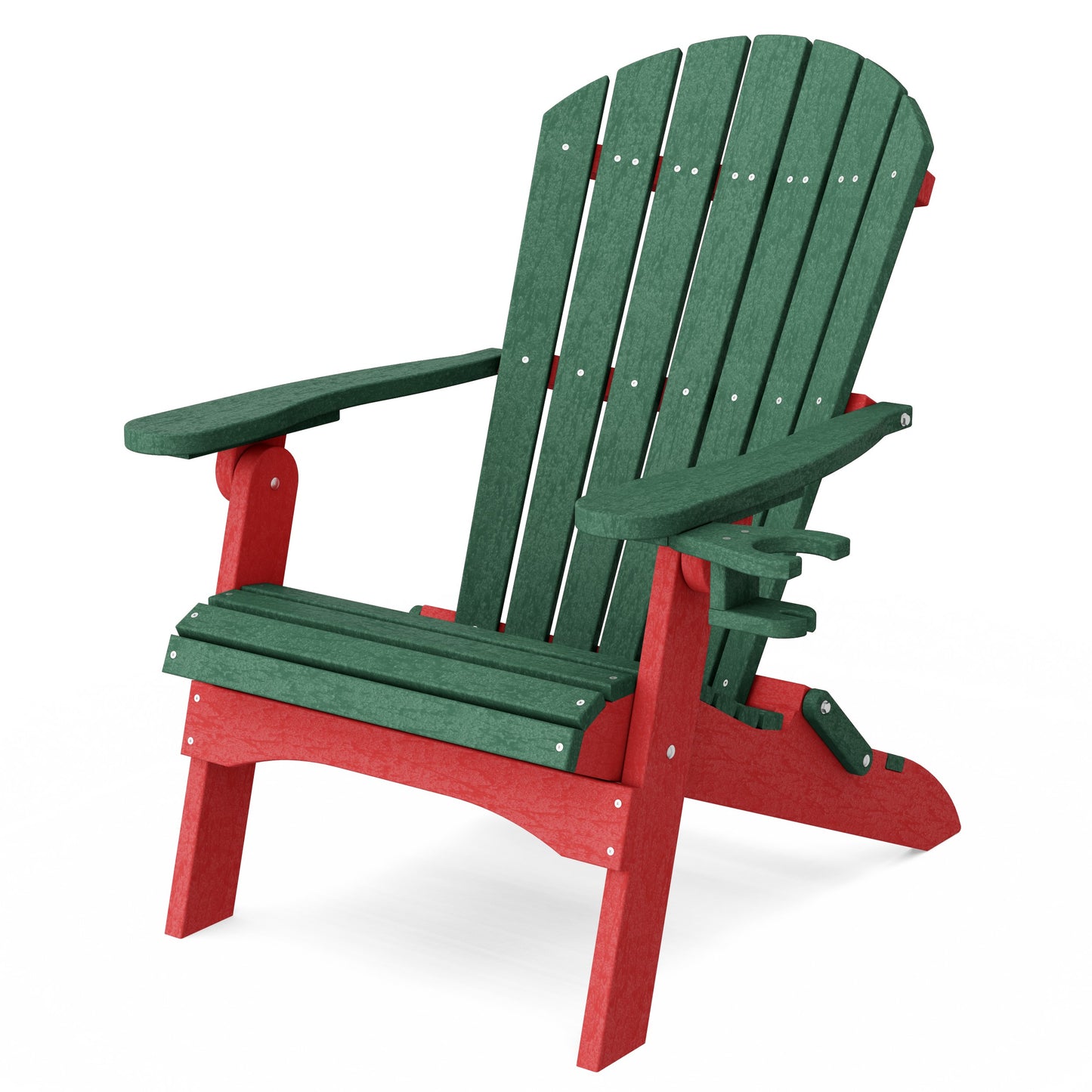 Heritage Folding Adirondack Chair with Cup Holder