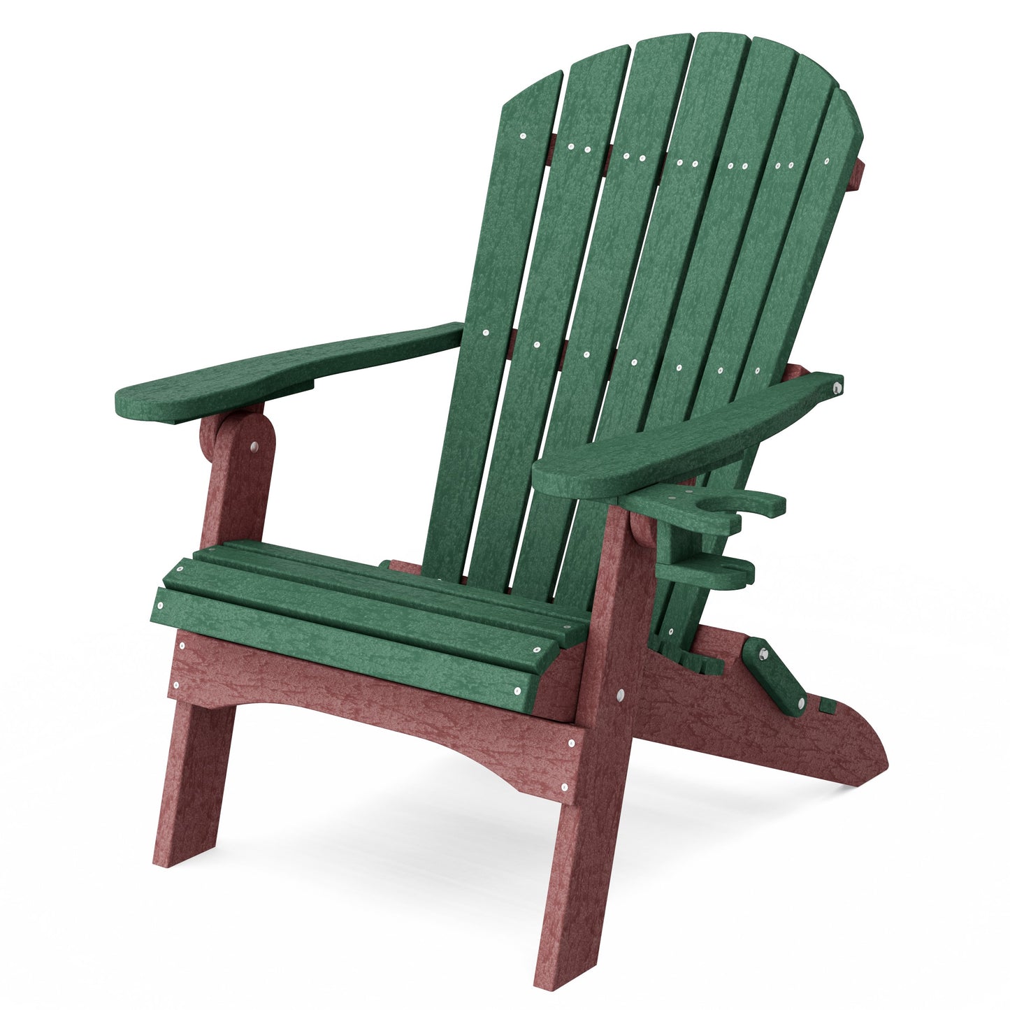 Heritage Folding Adirondack Chair with Cup Holder