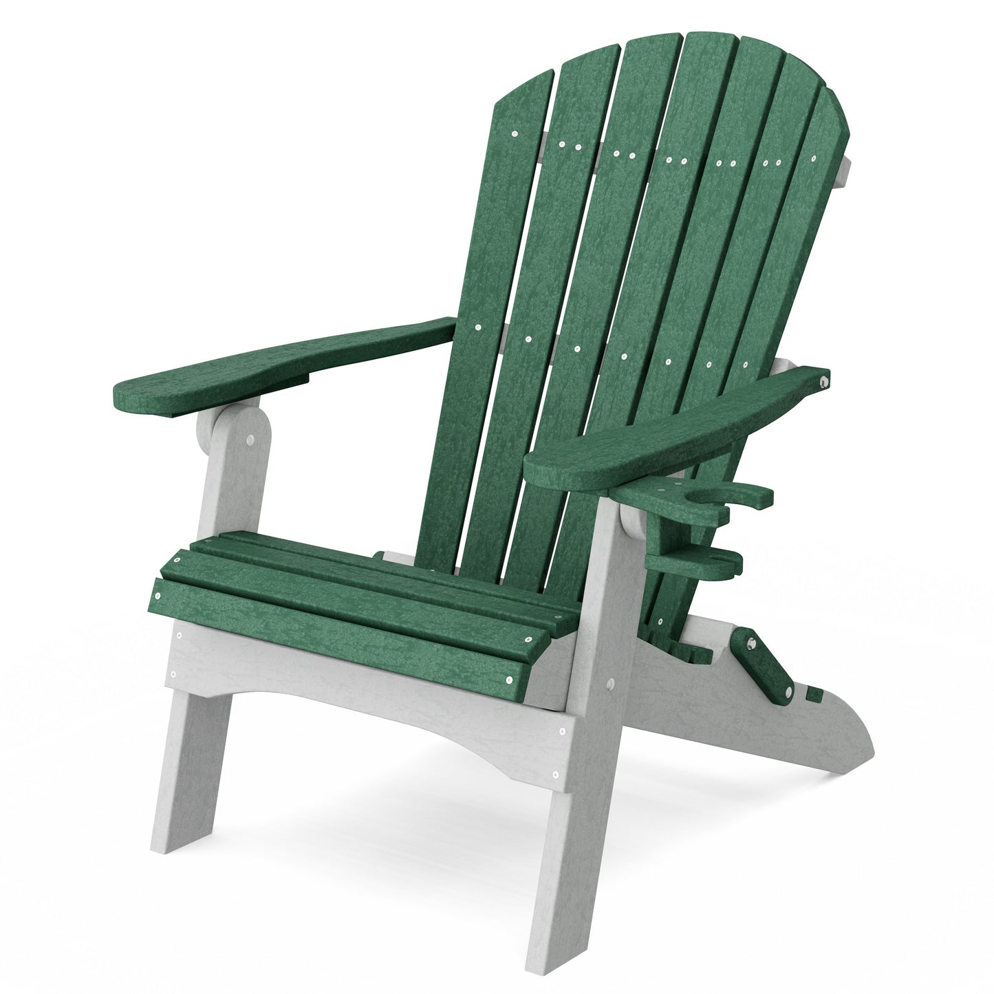 Heritage Folding Adirondack Chair with Cup Holder