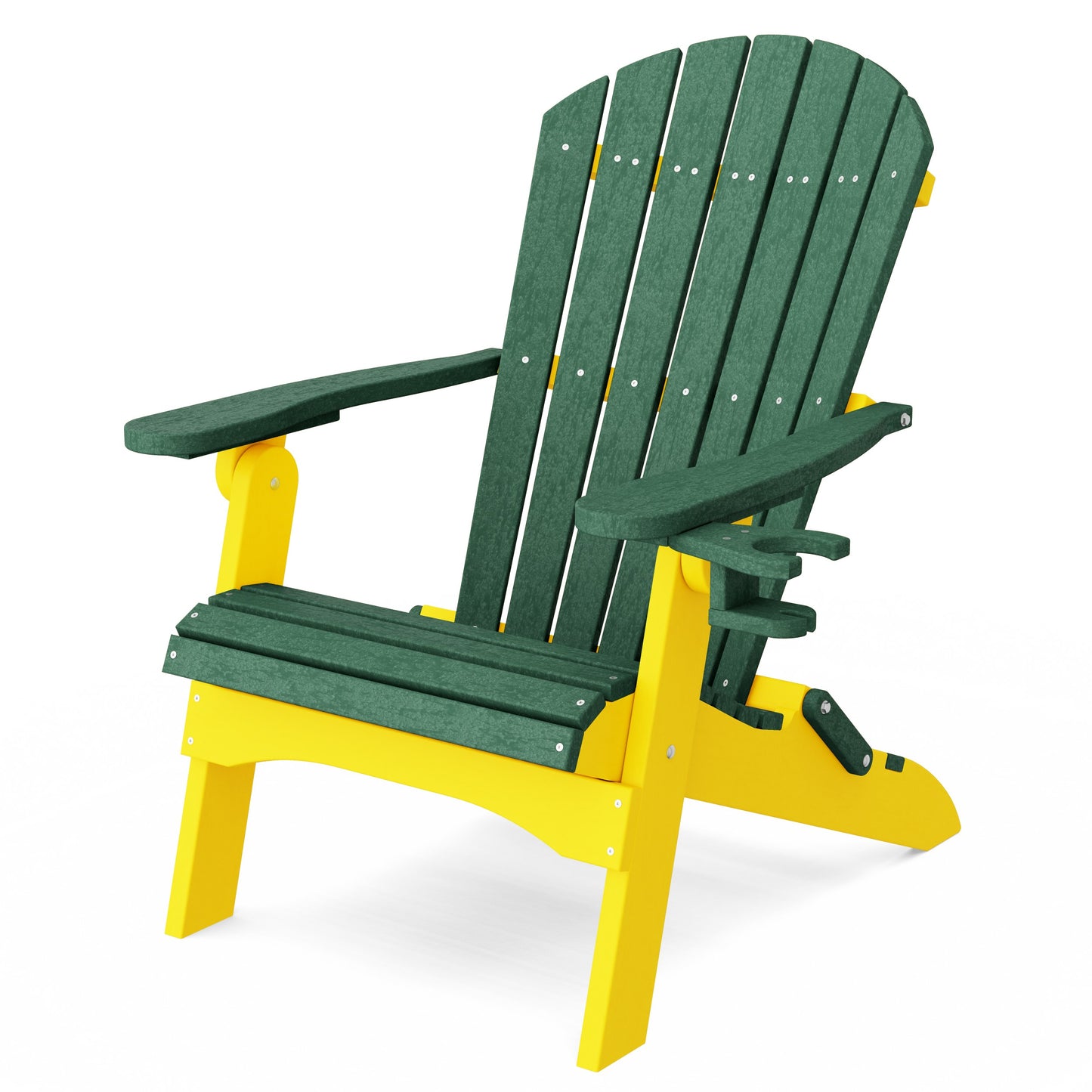 Heritage Folding Adirondack Chair with Cup Holder