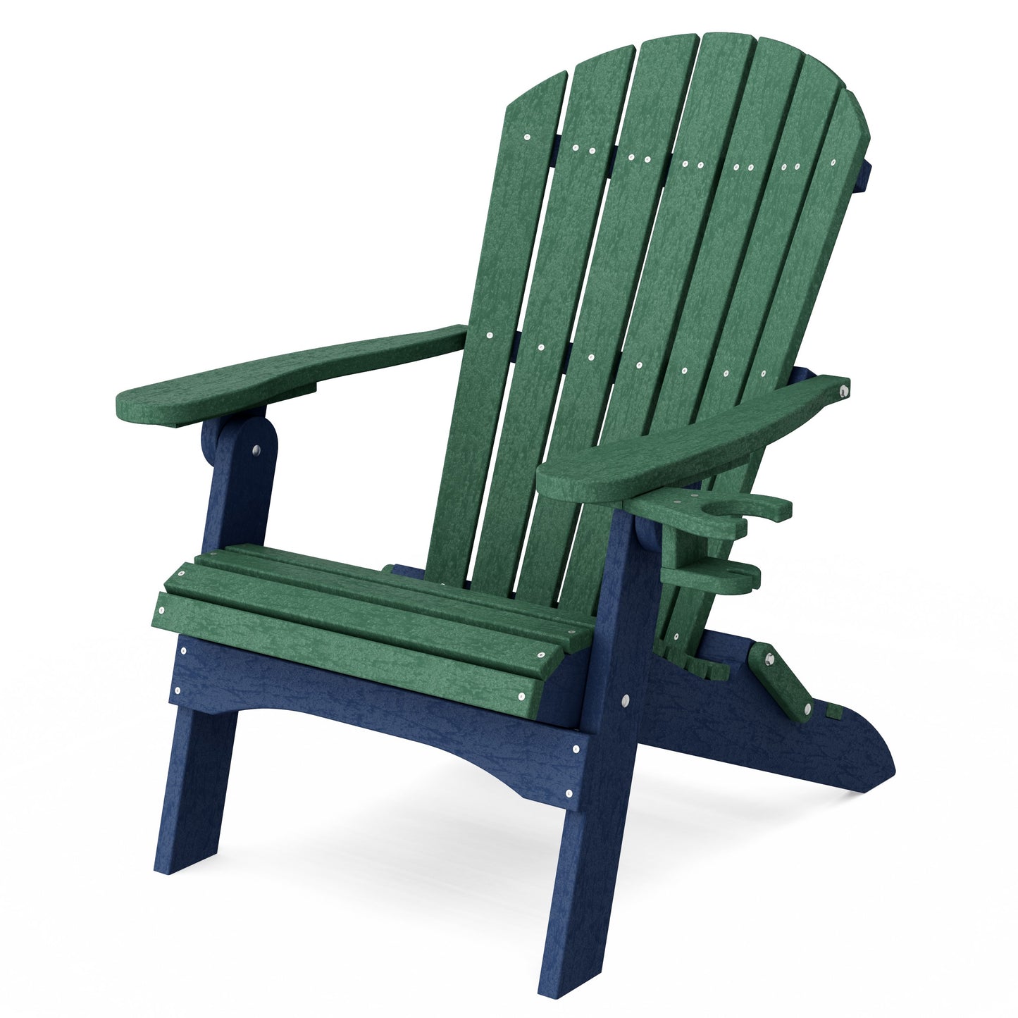 Heritage Folding Adirondack Chair with Cup Holder