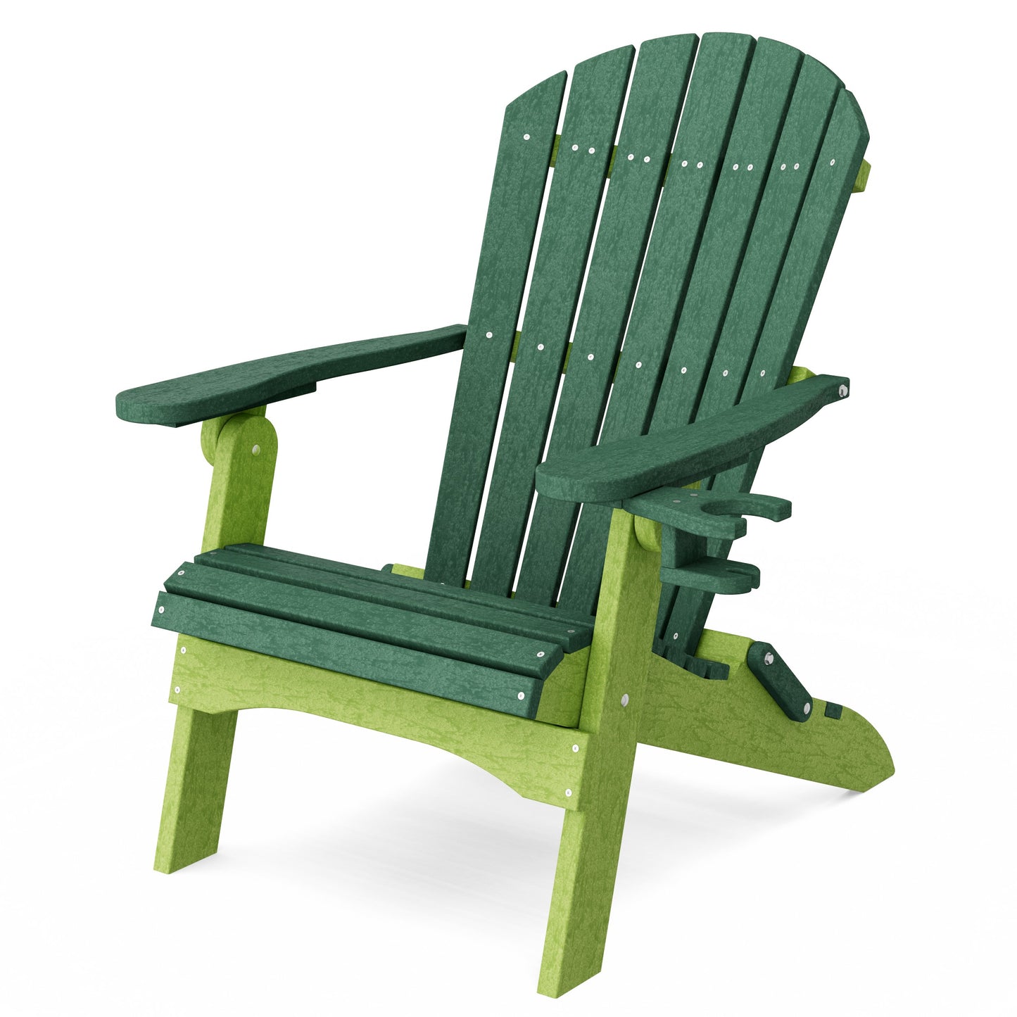 Heritage Folding Adirondack Chair with Cup Holder