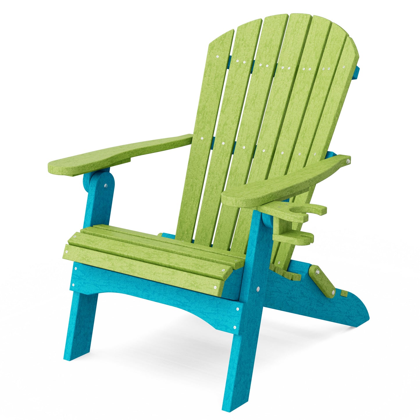 Heritage Folding Adirondack Chair with Cup Holder