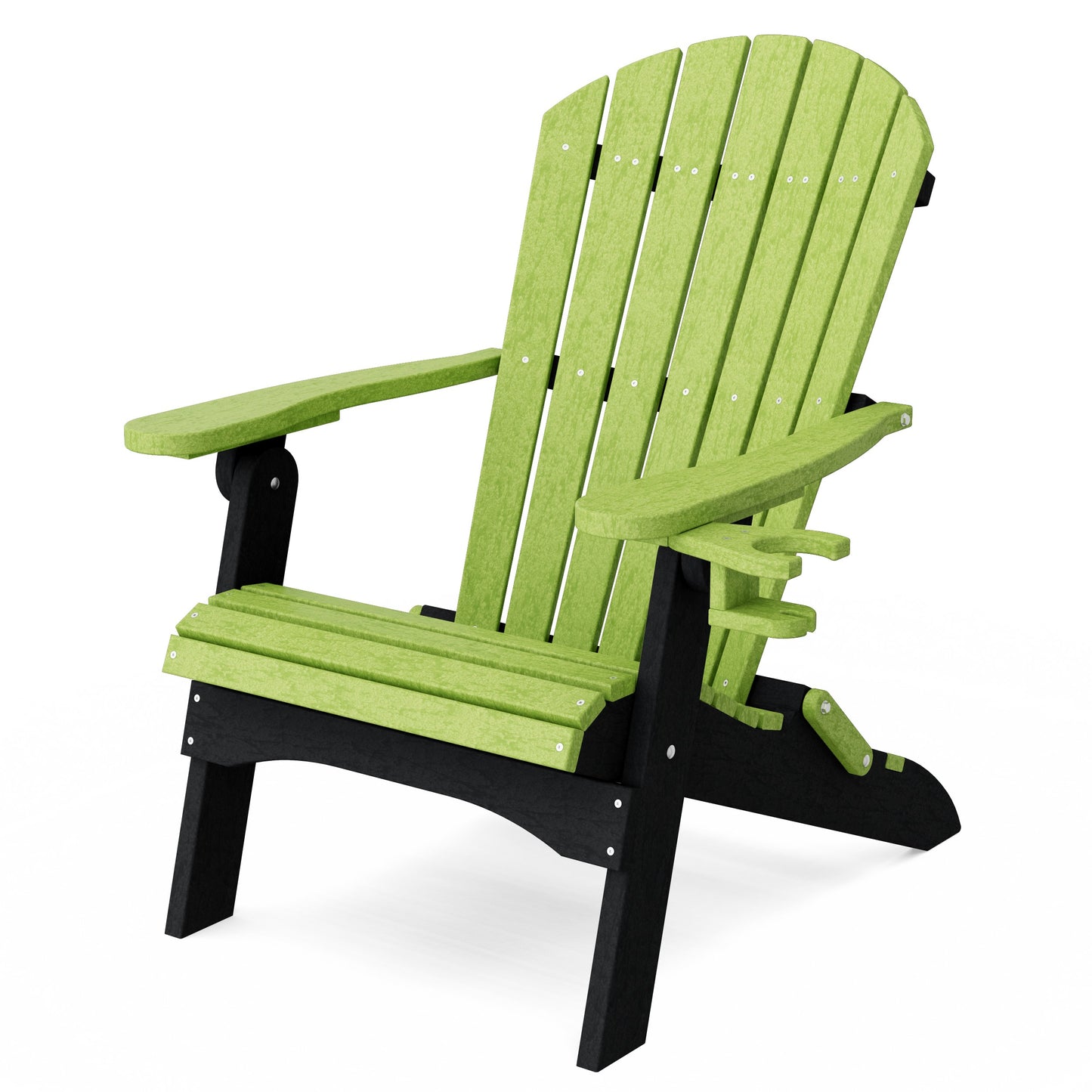 Heritage Folding Adirondack Chair with Cup Holder