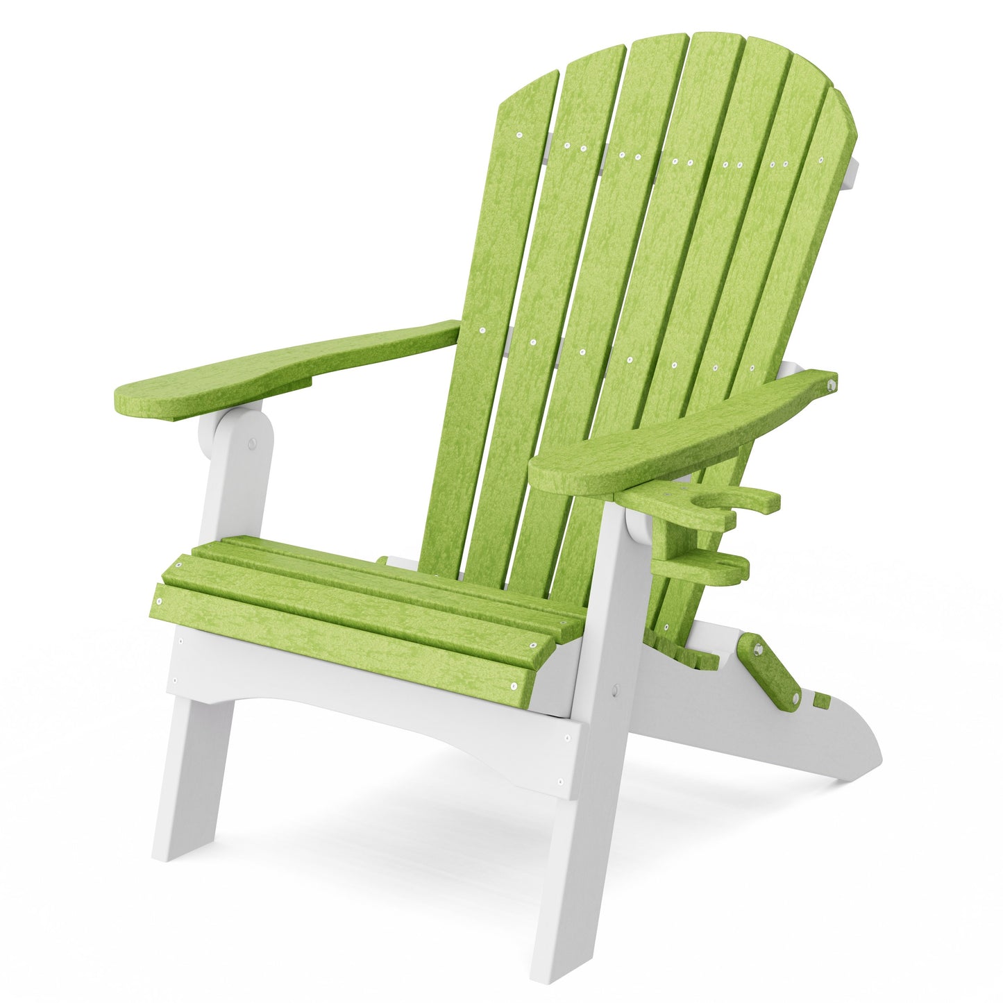 Heritage Folding Adirondack Chair with Cup Holder