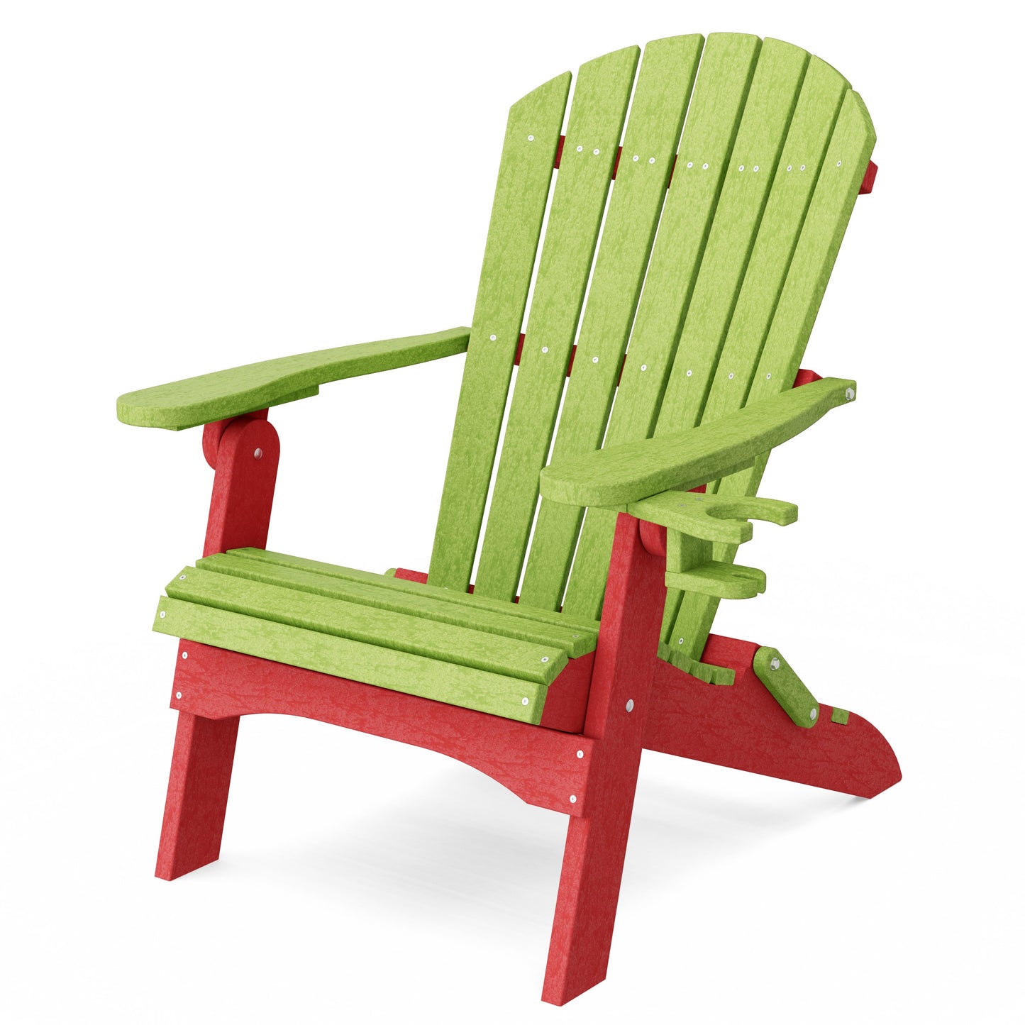 Heritage Folding Adirondack Chair with Cup Holder