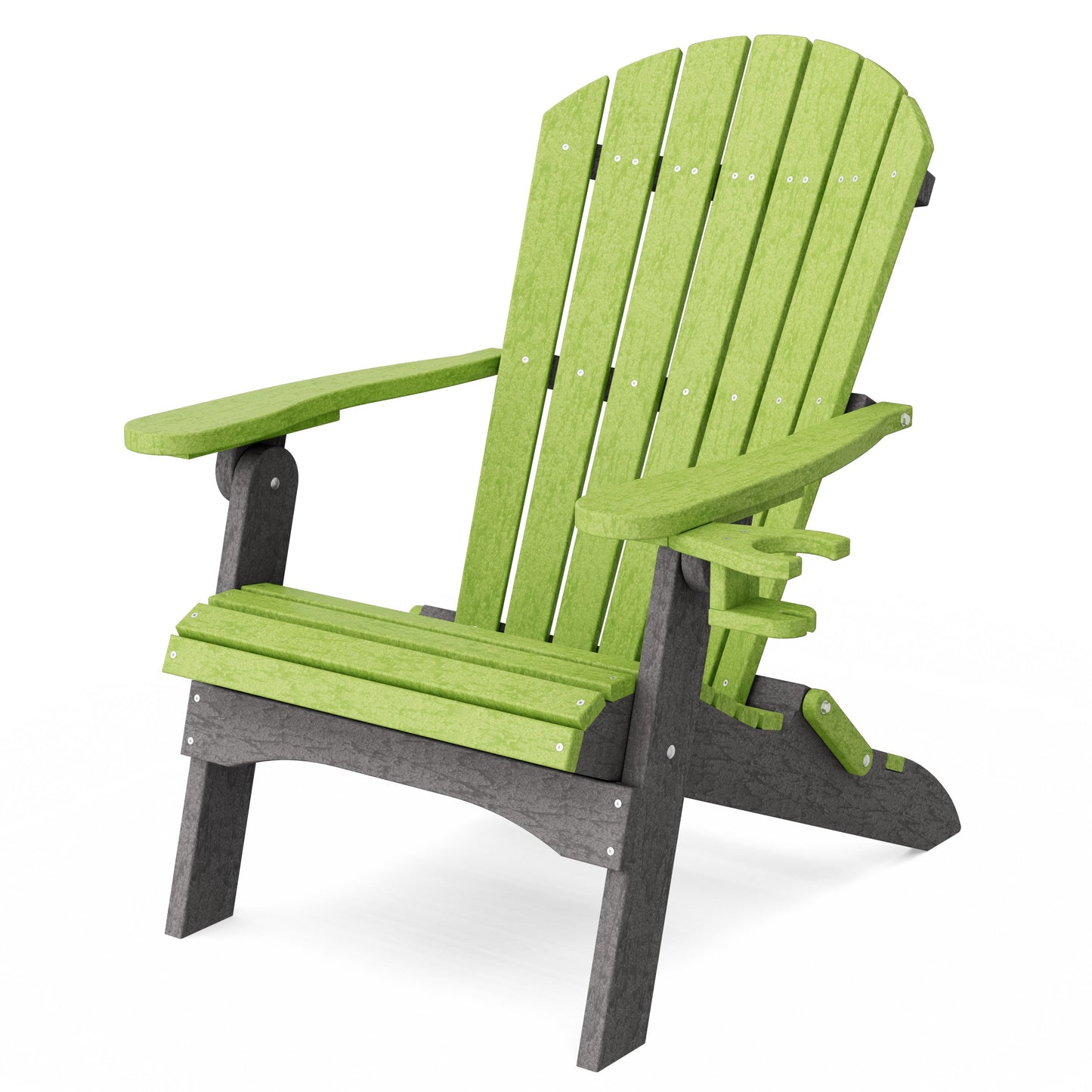 Heritage Folding Adirondack Chair with Cup Holder