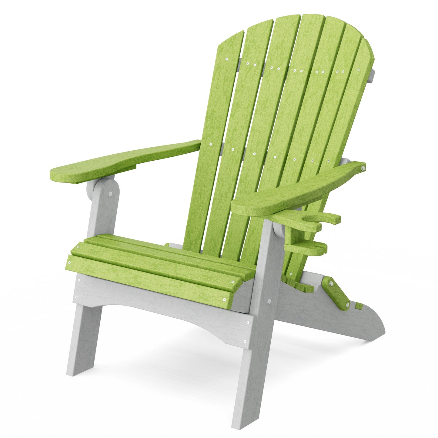 Heritage Folding Adirondack Chair with Cup Holder