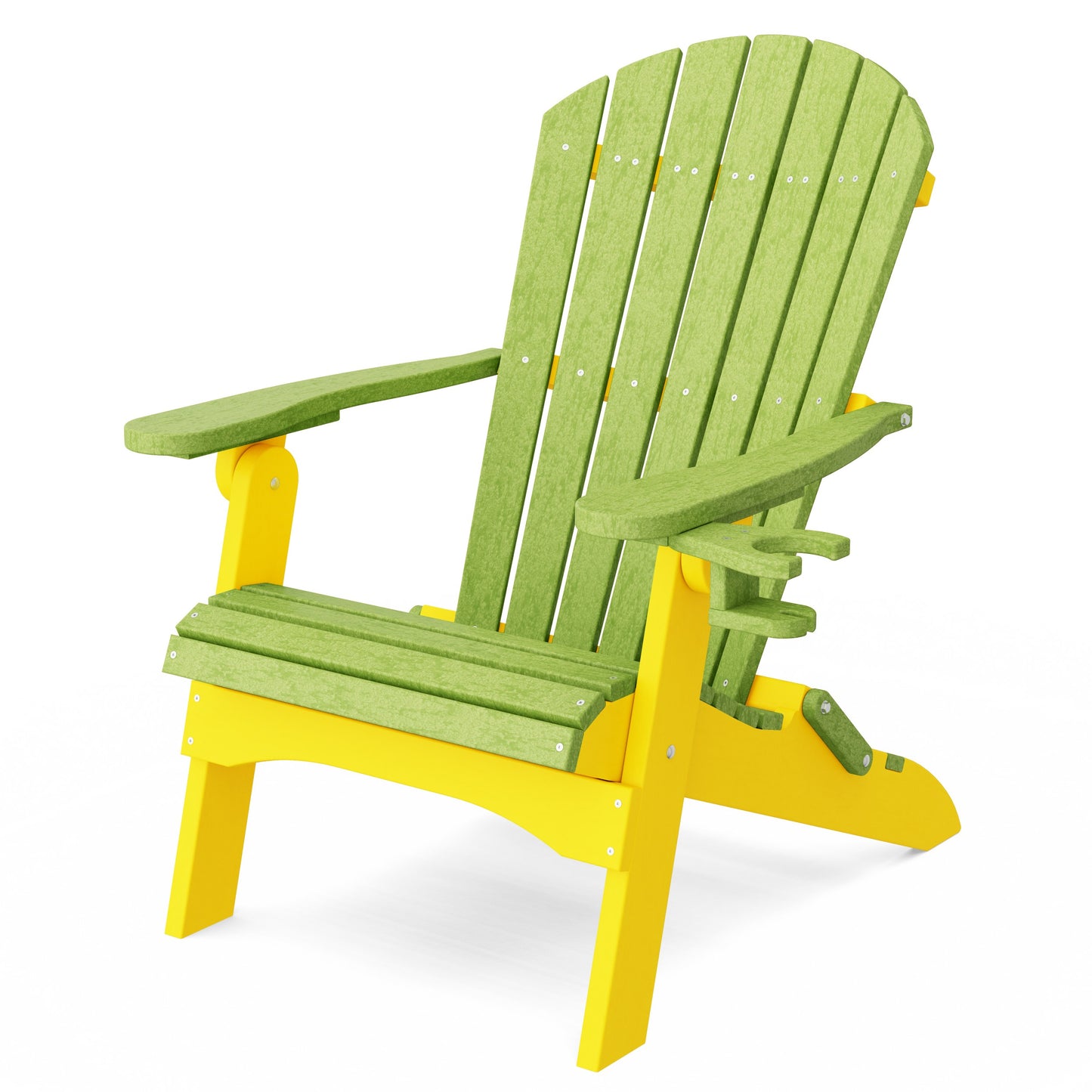 Heritage Folding Adirondack Chair with Cup Holder