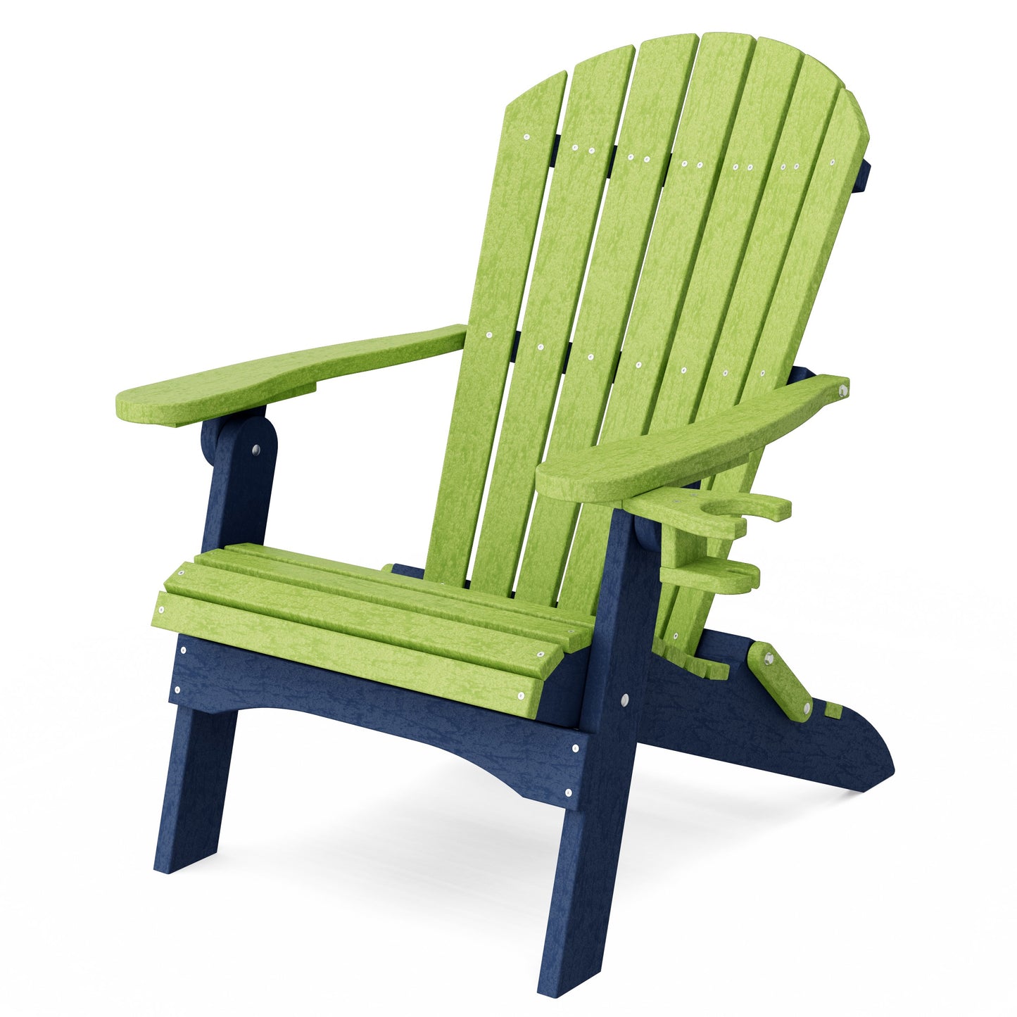 Heritage Folding Adirondack Chair with Cup Holder