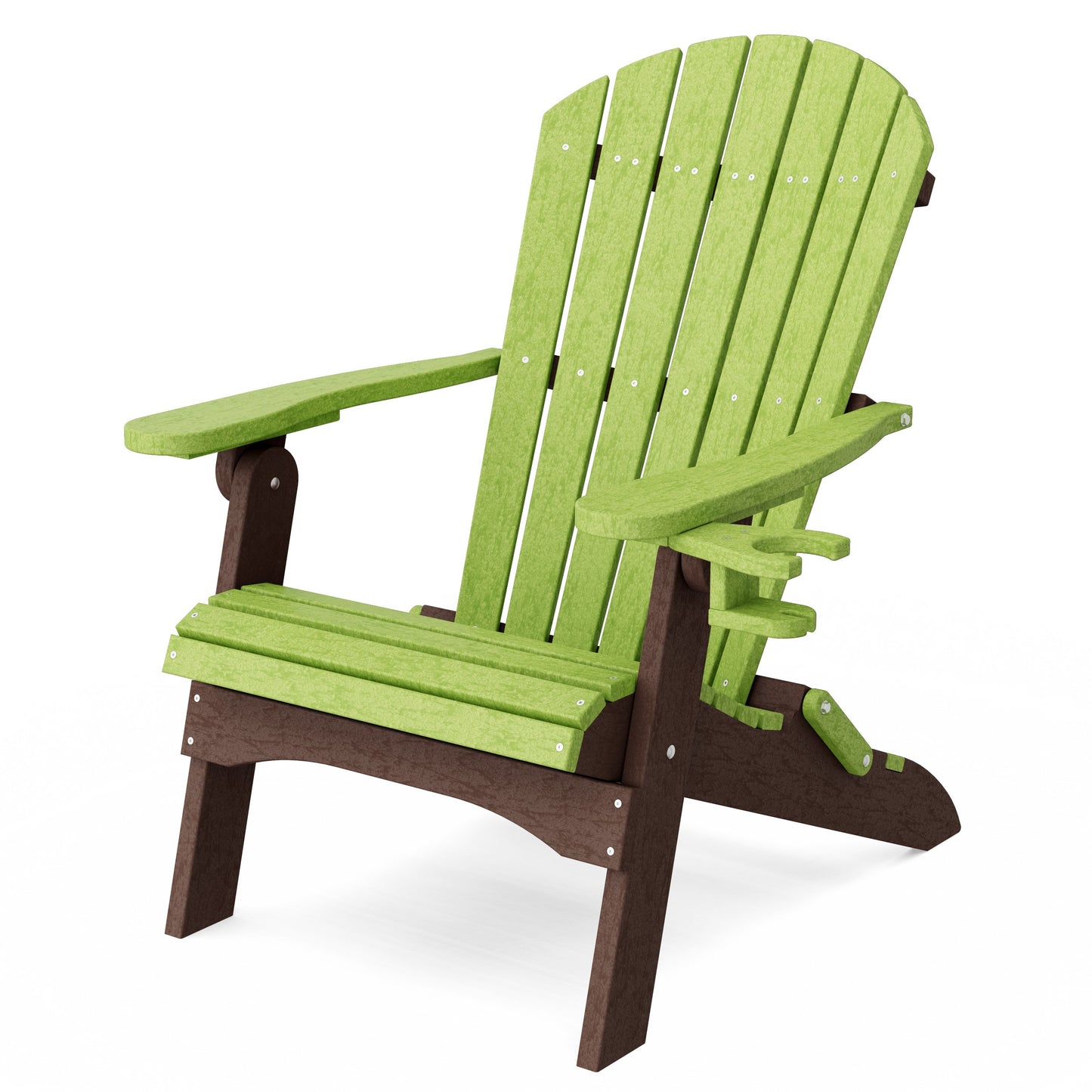 Heritage Folding Adirondack Chair with Cup Holder