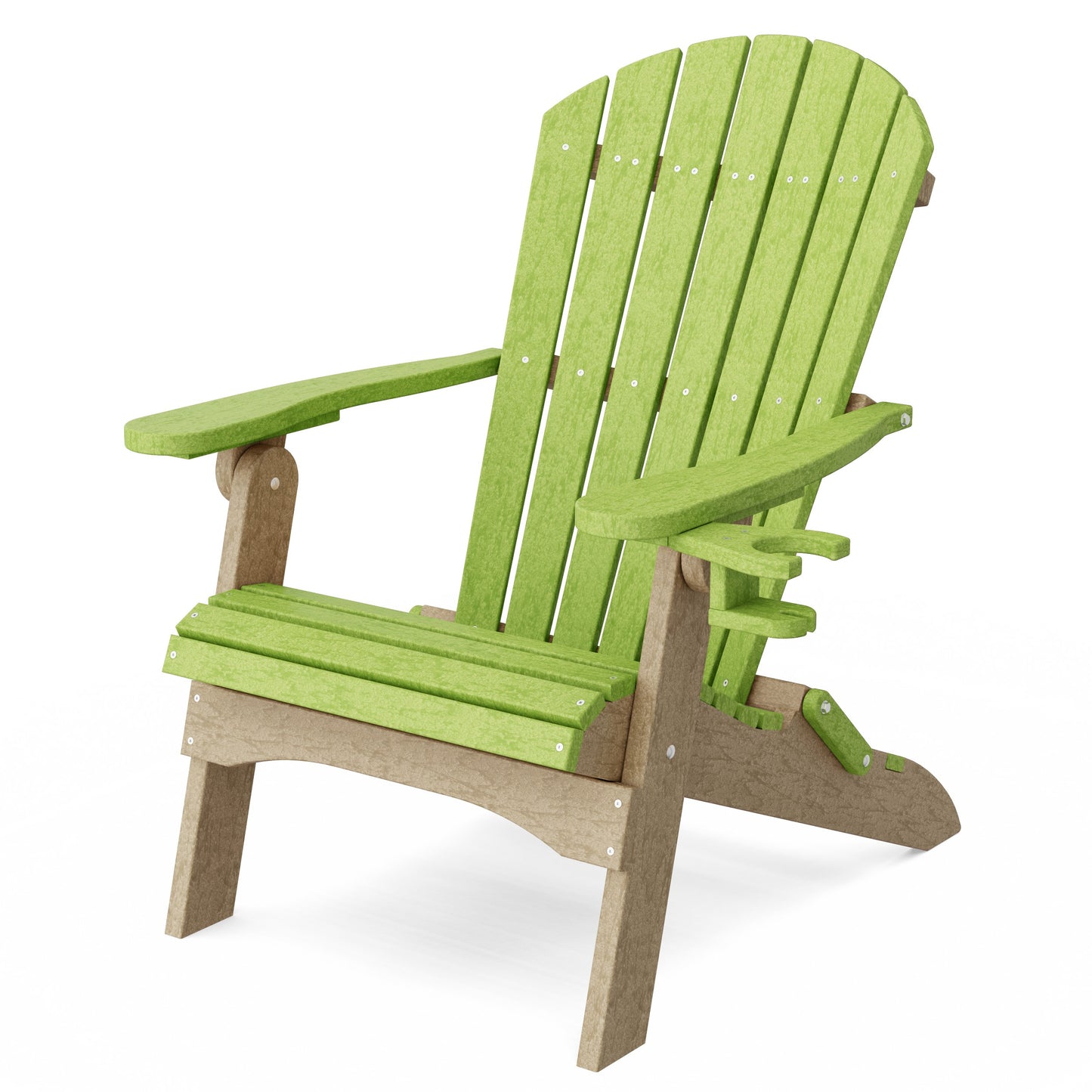 Heritage Folding Adirondack Chair with Cup Holder