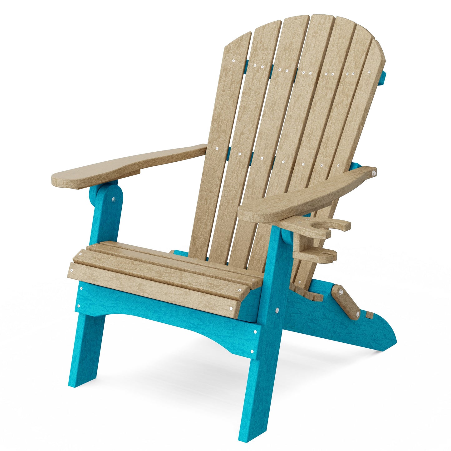 Heritage Folding Adirondack Chair with Cup Holder
