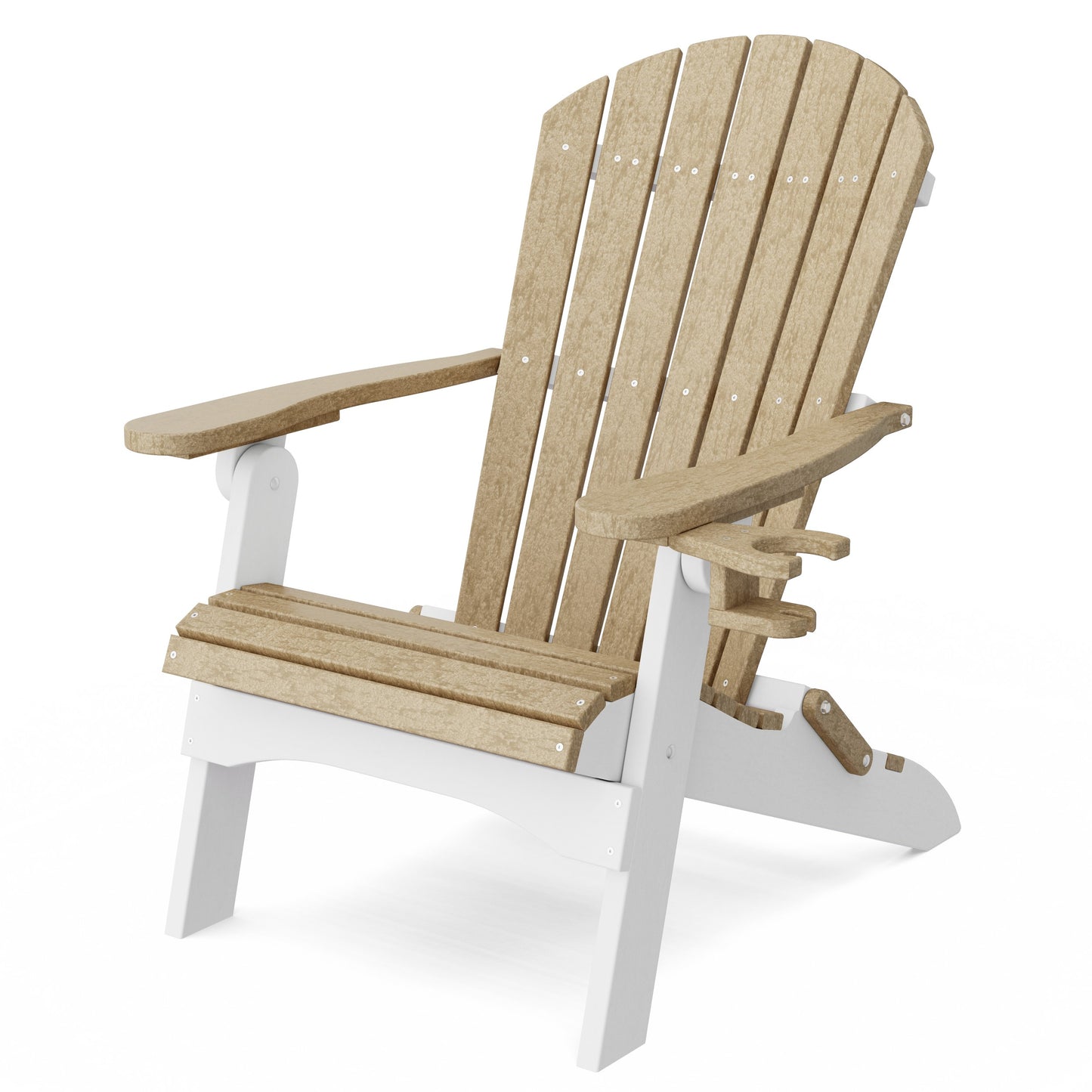 Heritage Folding Adirondack Chair with Cup Holder