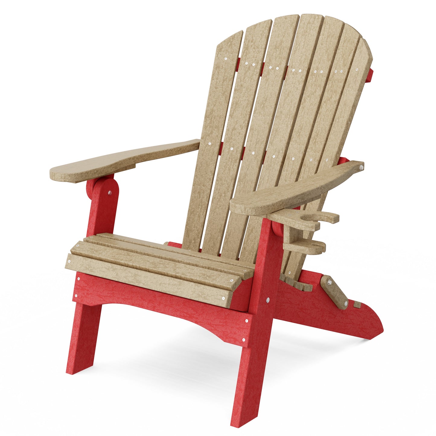 Heritage Folding Adirondack Chair with Cup Holder
