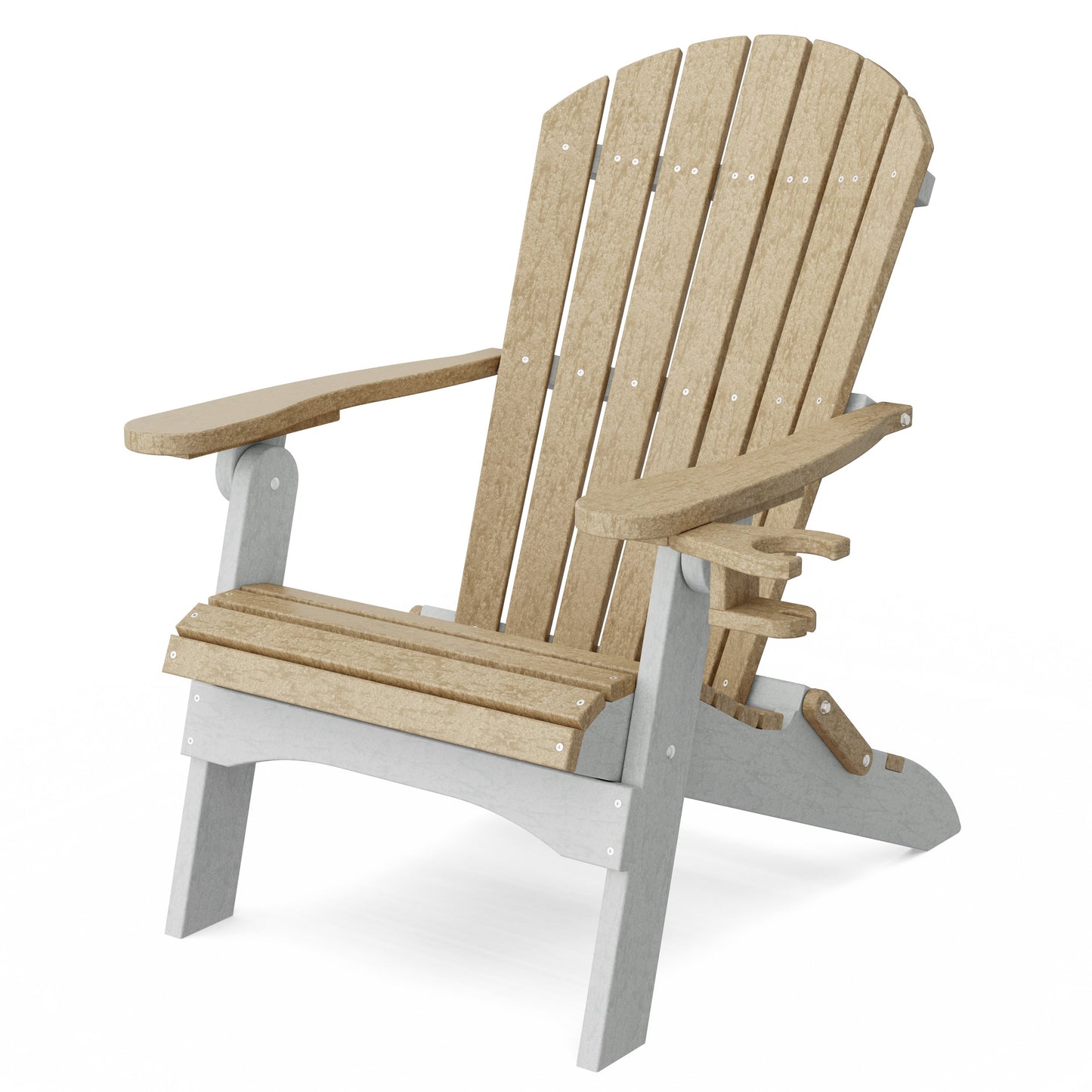 Heritage Folding Adirondack Chair with Cup Holder