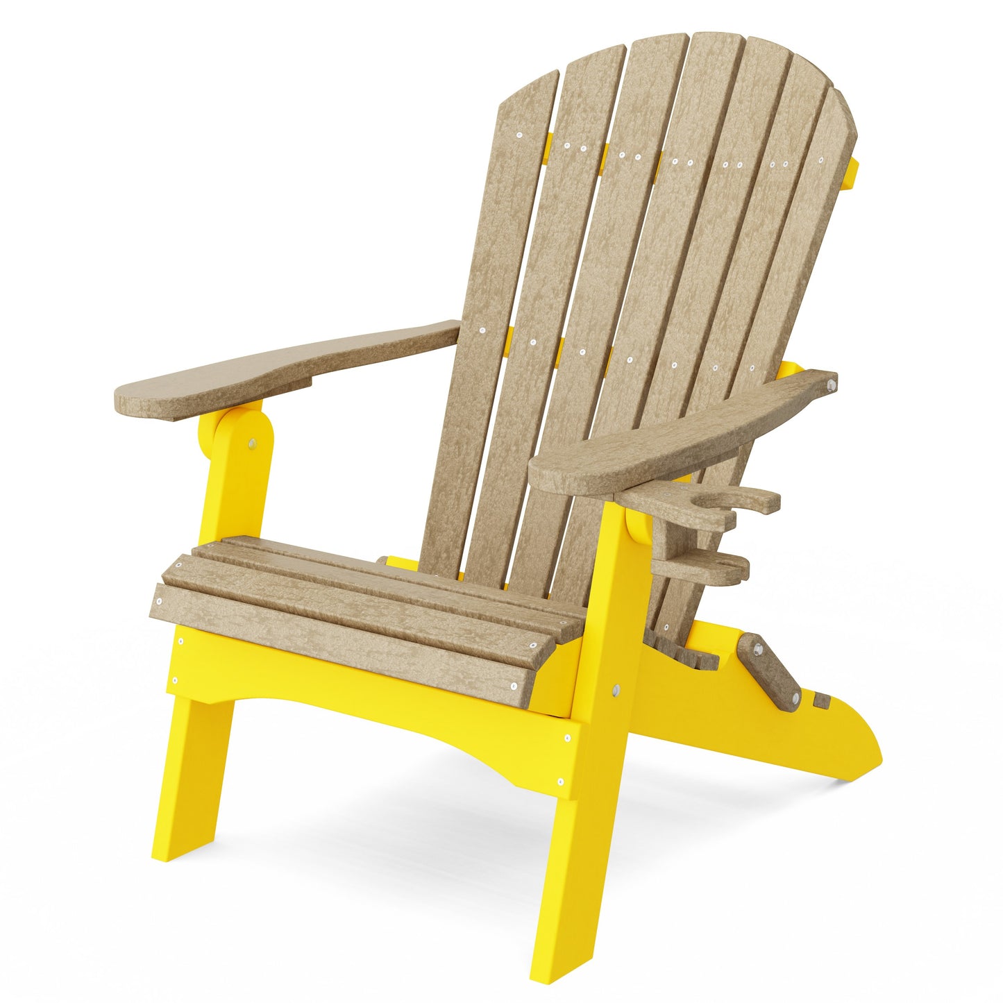Heritage Folding Adirondack Chair with Cup Holder
