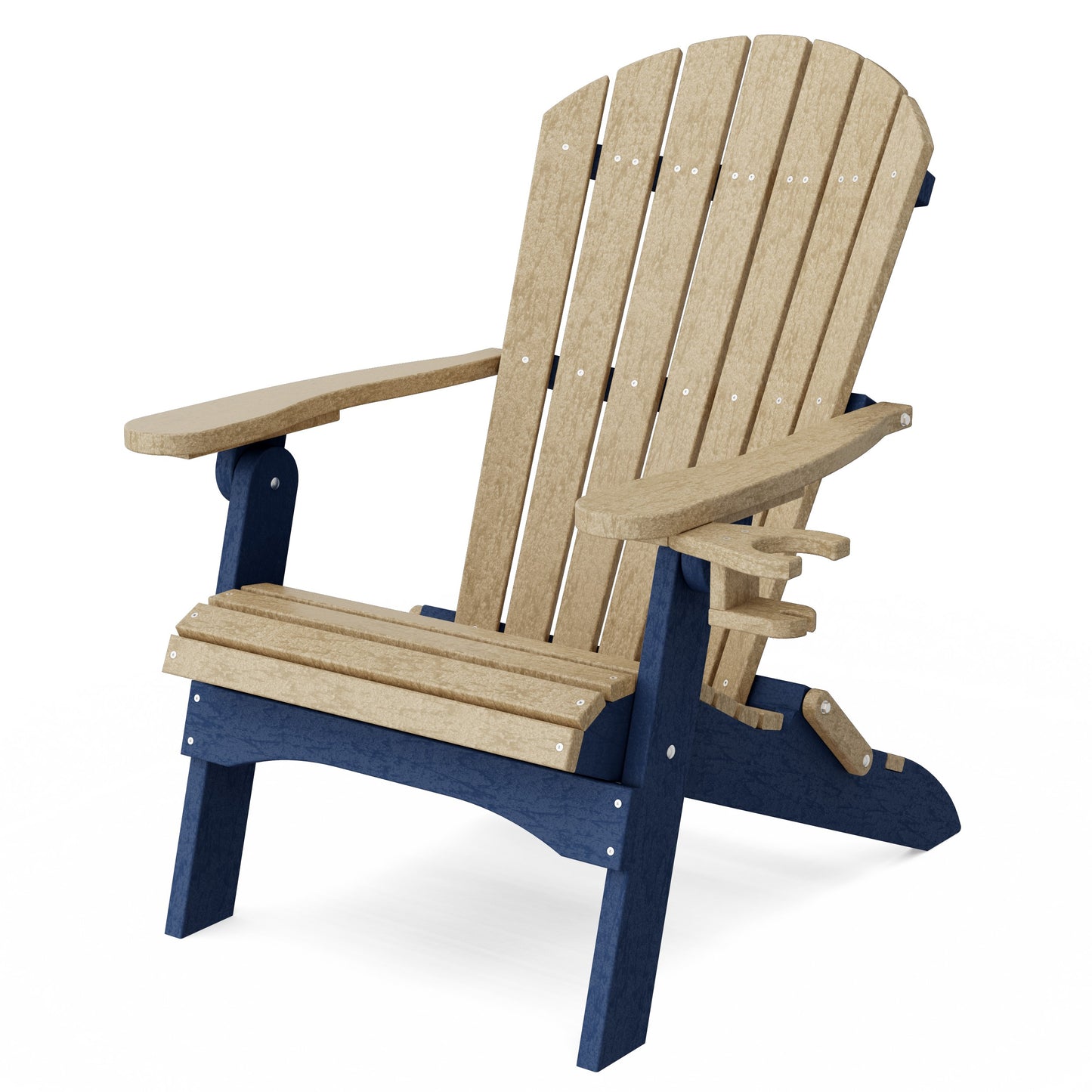 Heritage Folding Adirondack Chair with Cup Holder