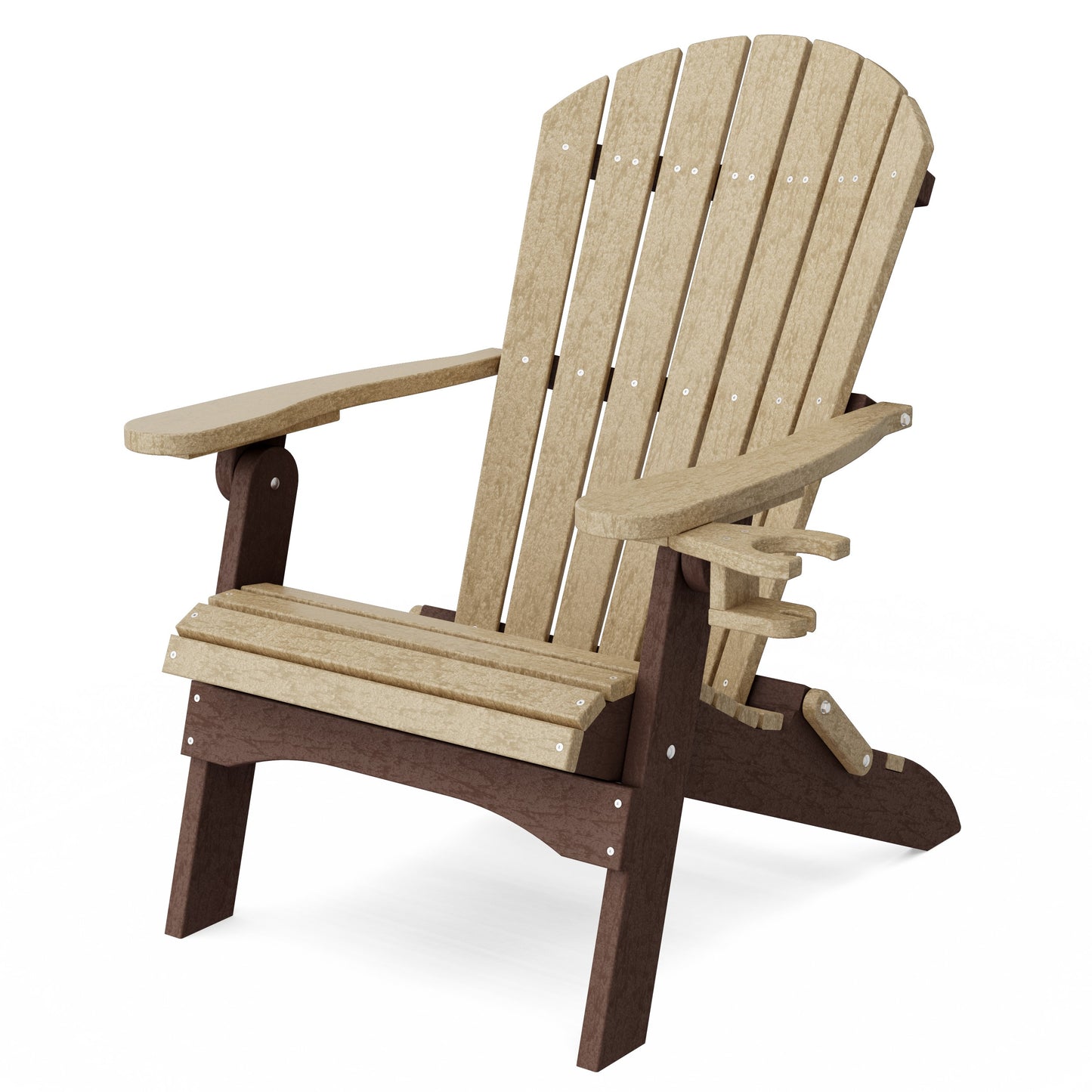 Heritage Folding Adirondack Chair with Cup Holder