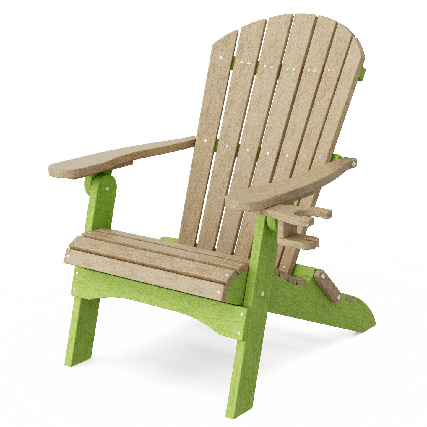 Heritage Folding Adirondack Chair with Cup Holder