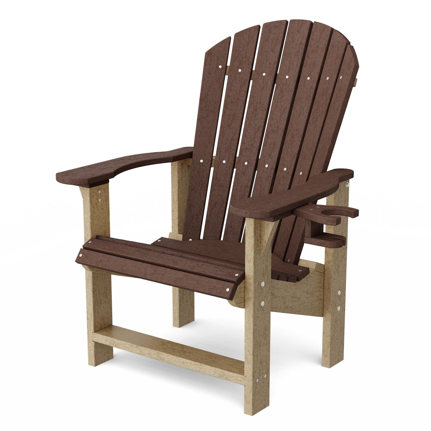 Heritage Upright Adirondack Chair with Cup Holder