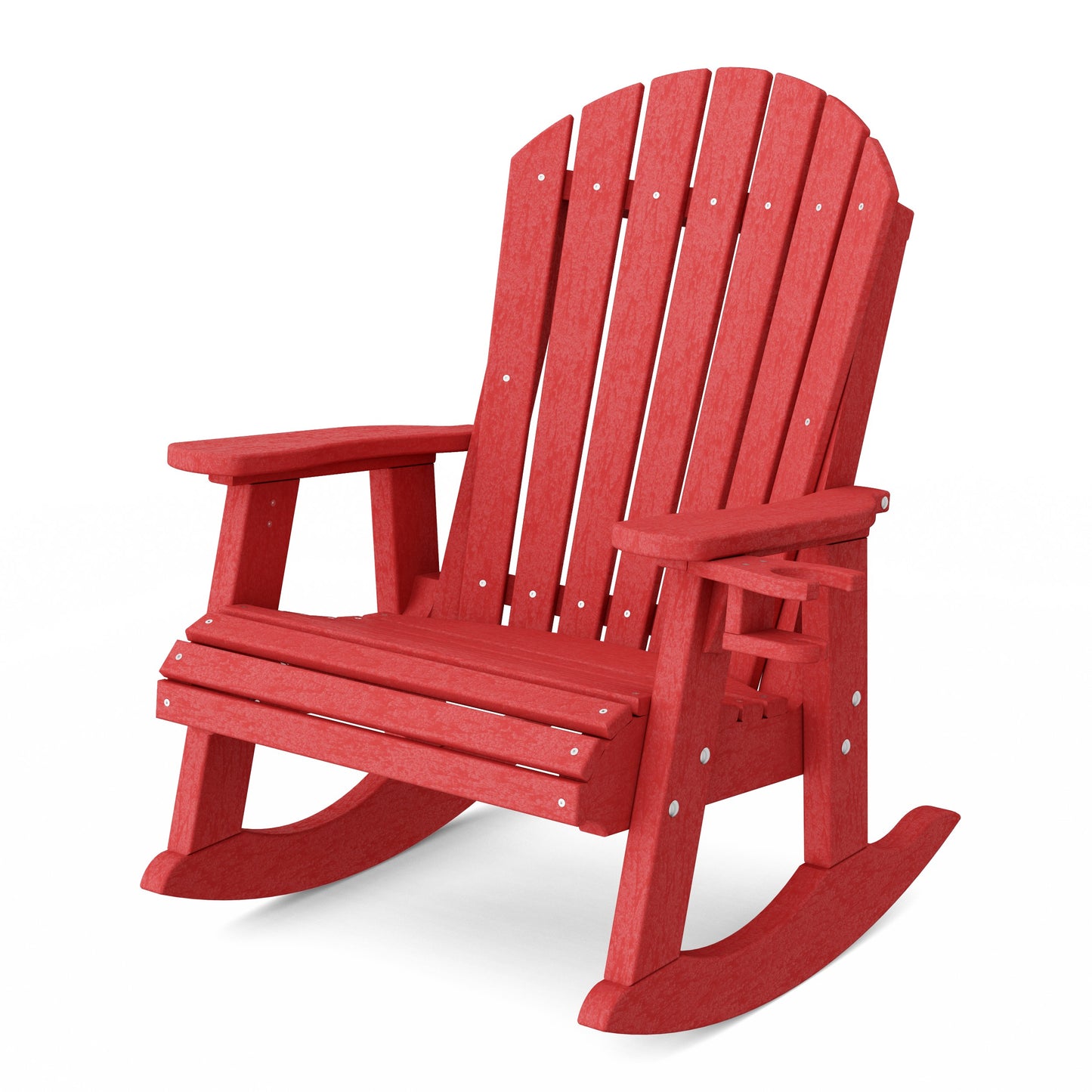 Heritage Adirondack Rocking Chair with Cup Holder