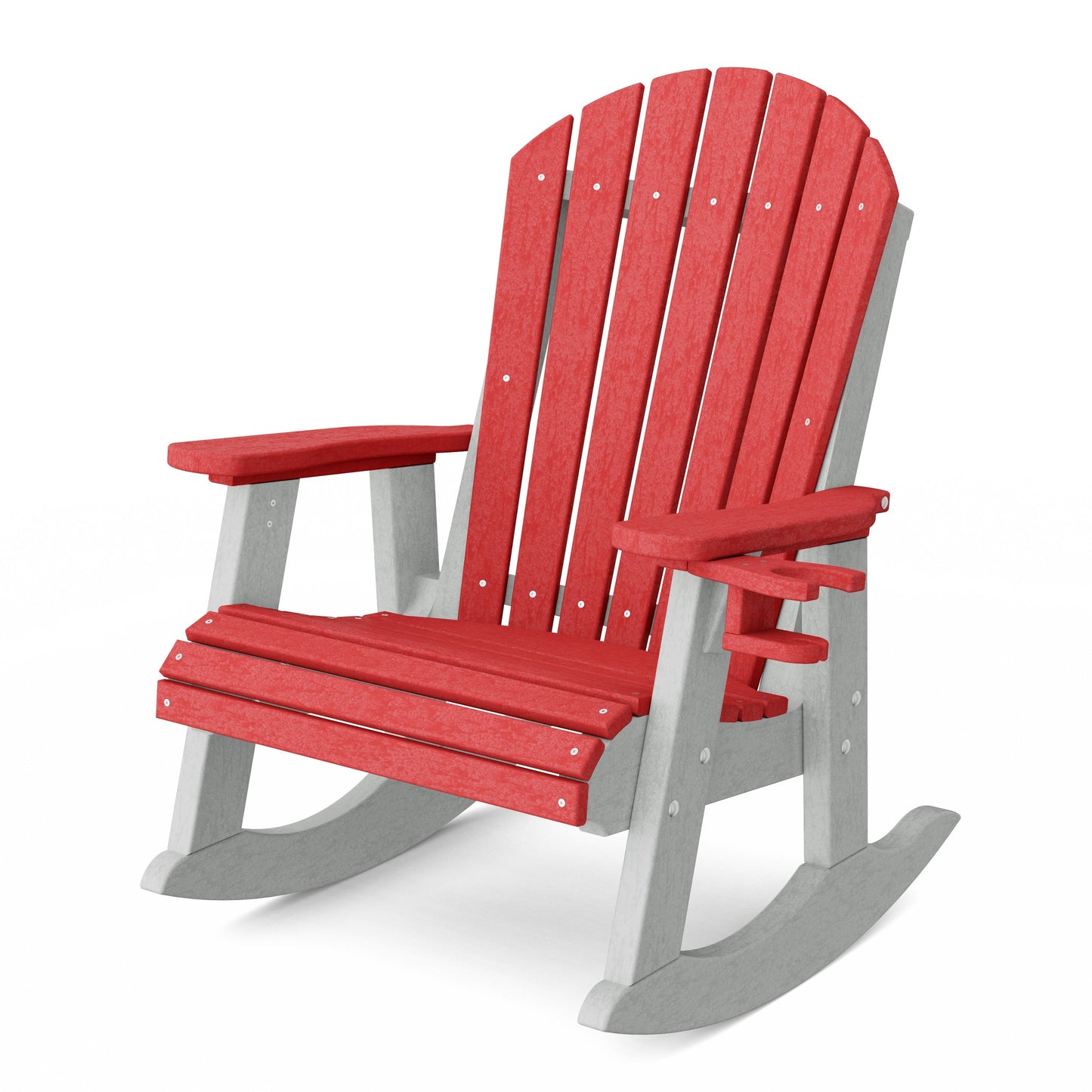 Heritage Adirondack Rocking Chair with Cup Holder