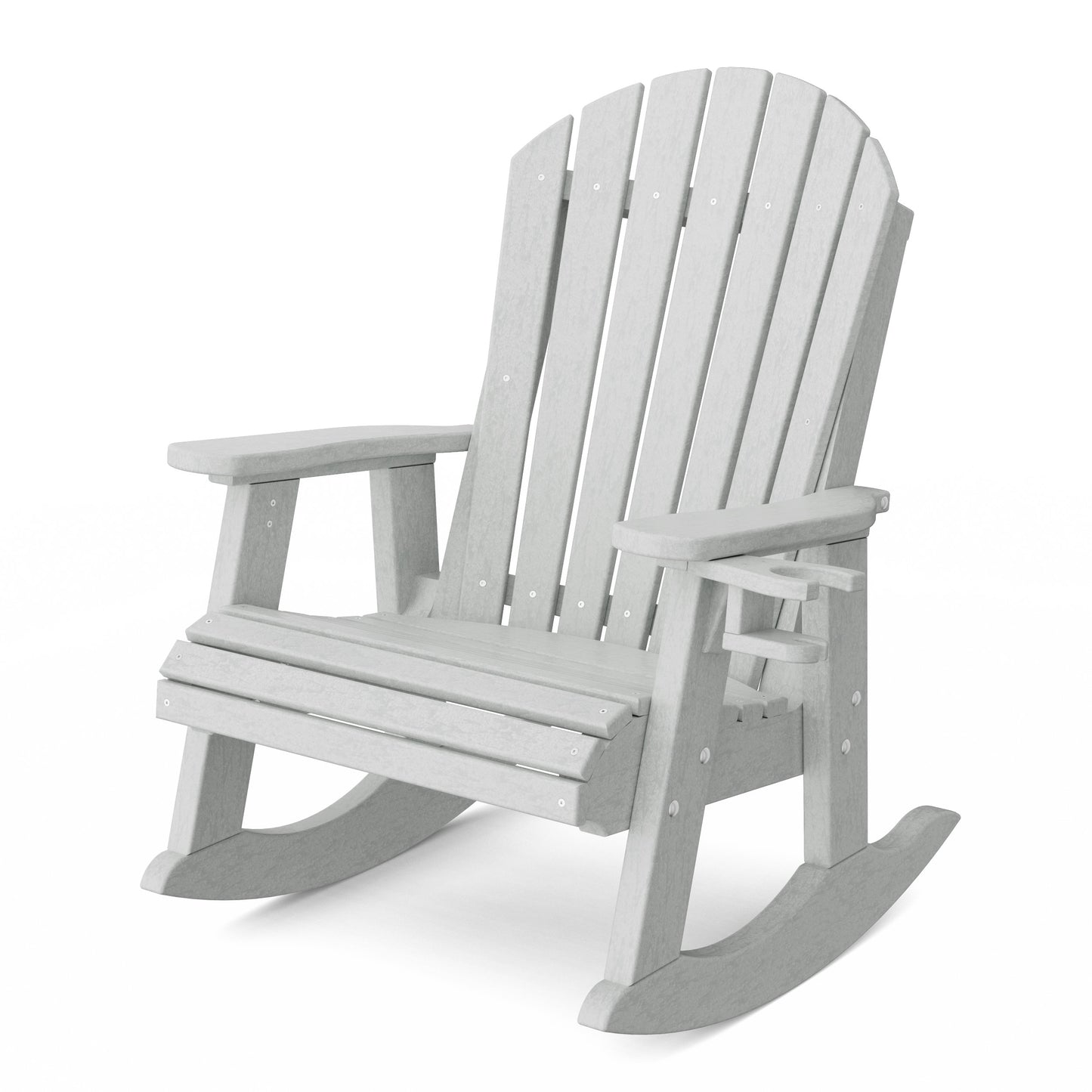 Heritage Adirondack Rocking Chair with Cup Holder