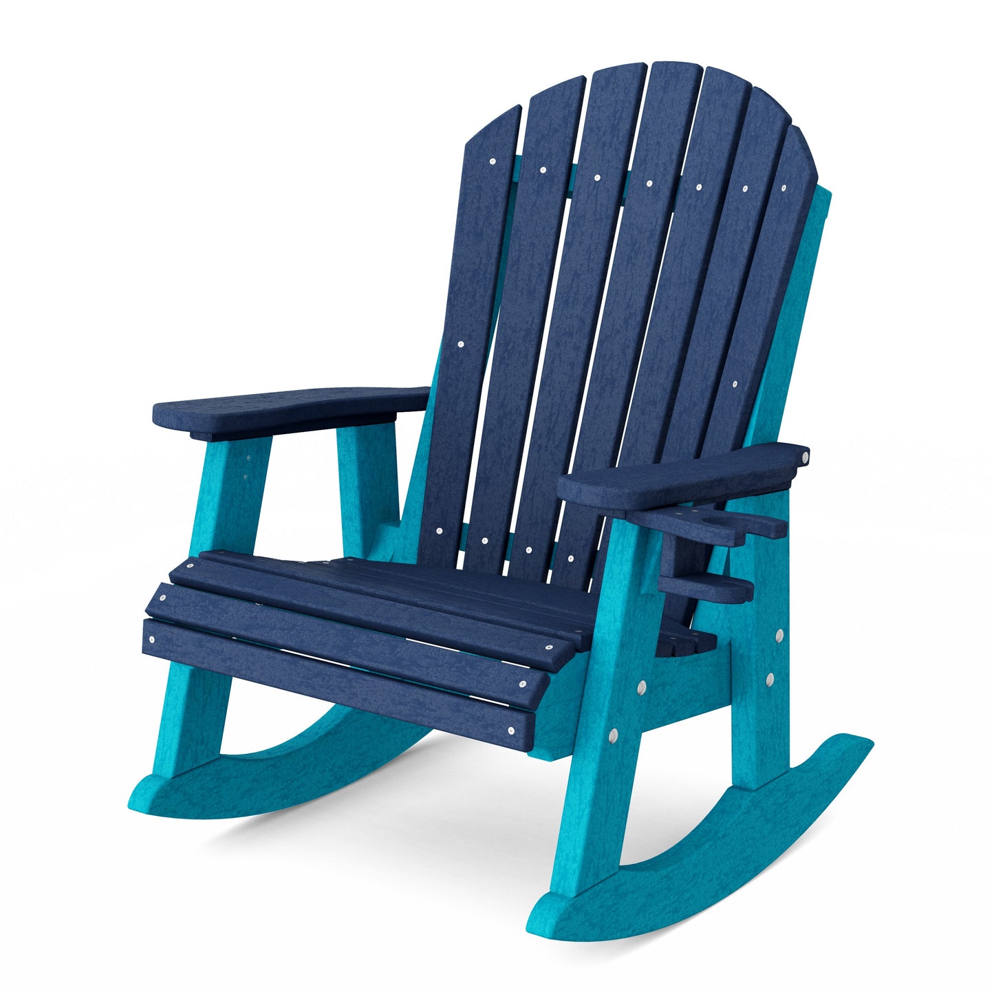 Heritage Adirondack Rocking Chair with Cup Holder